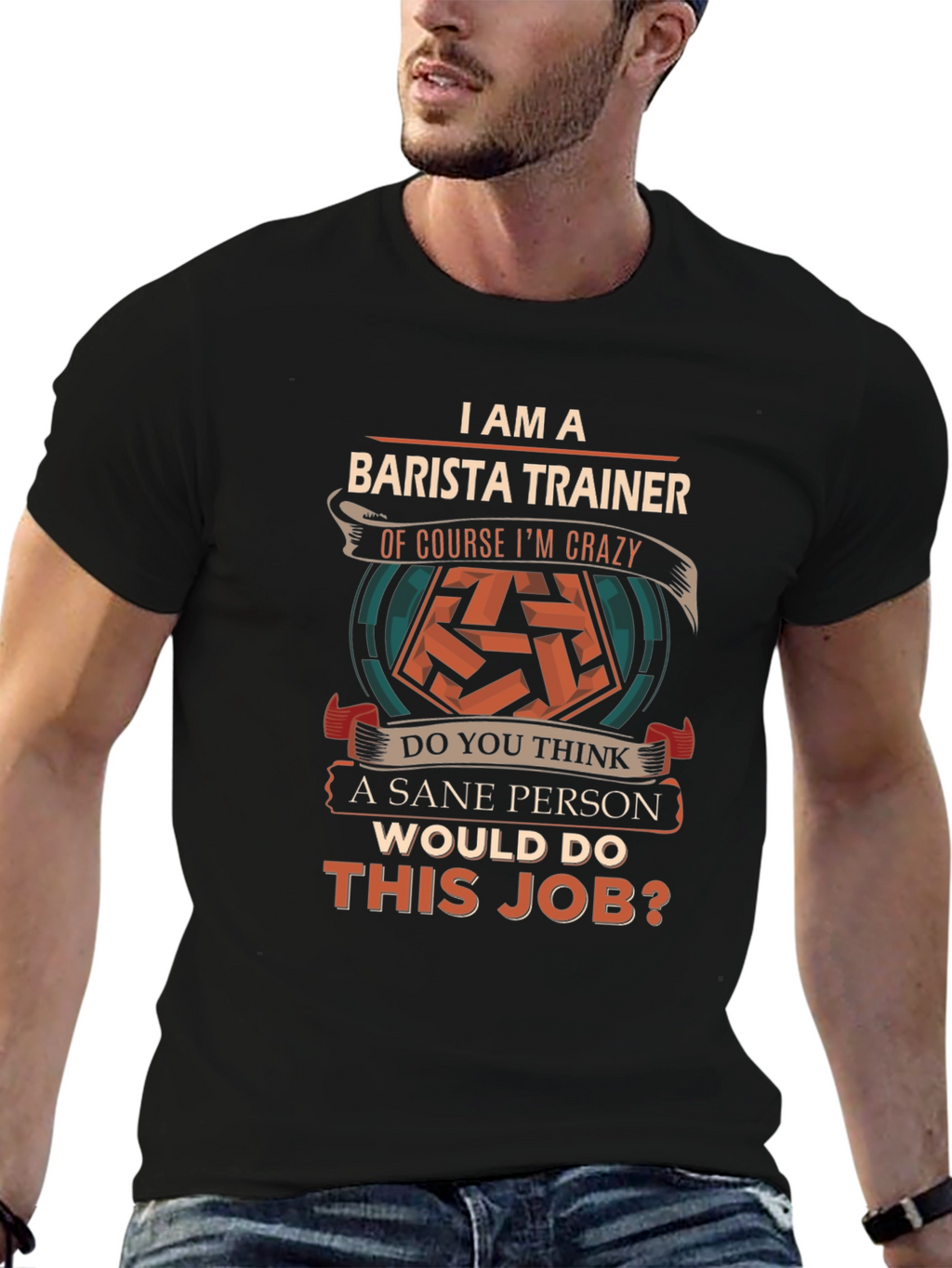 Camiseta Barista Trainer - Diseño Divertido