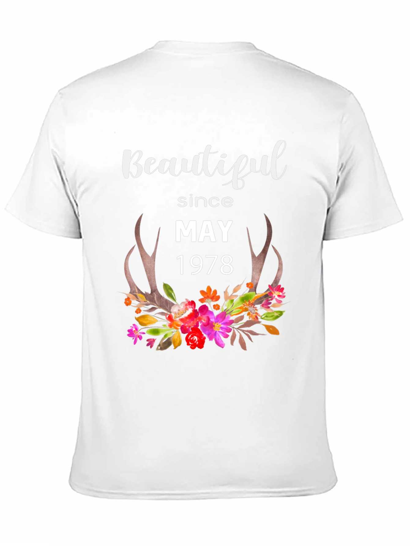 Camiseta Negra Beautiful Since May 1978