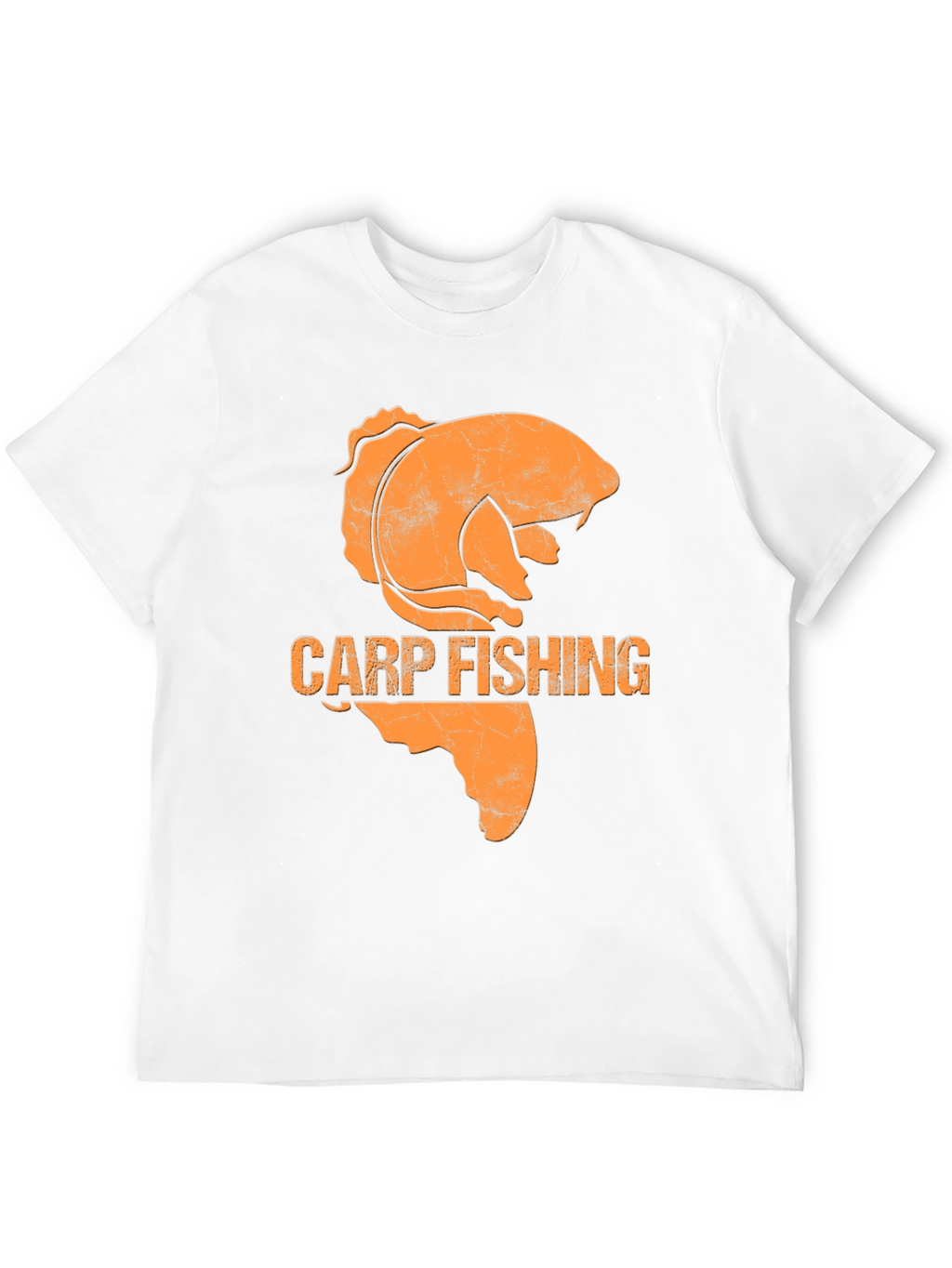 Camiseta Hombre Negra Pesca Carpa