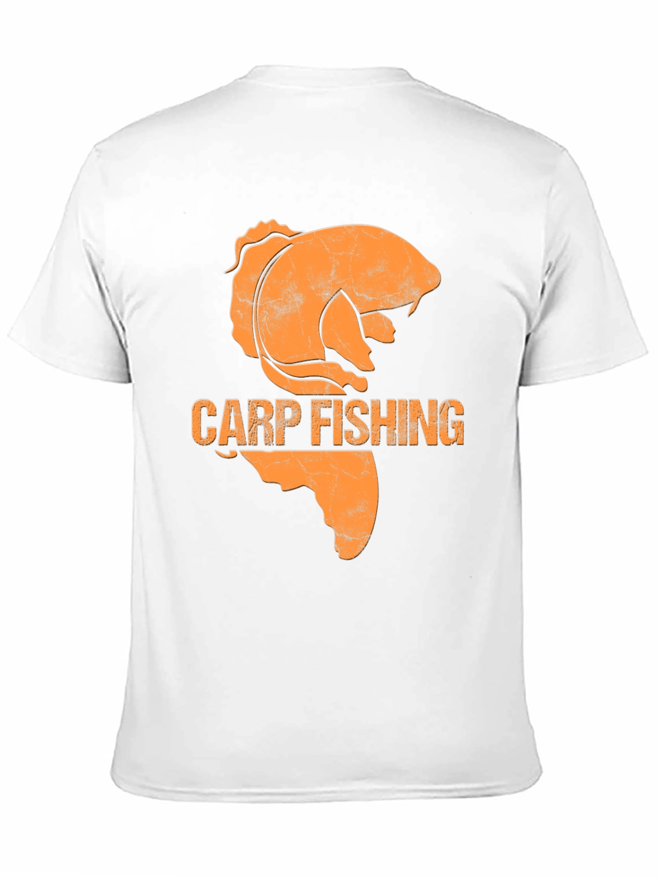 Camiseta Hombre Negra Pesca Carpa
