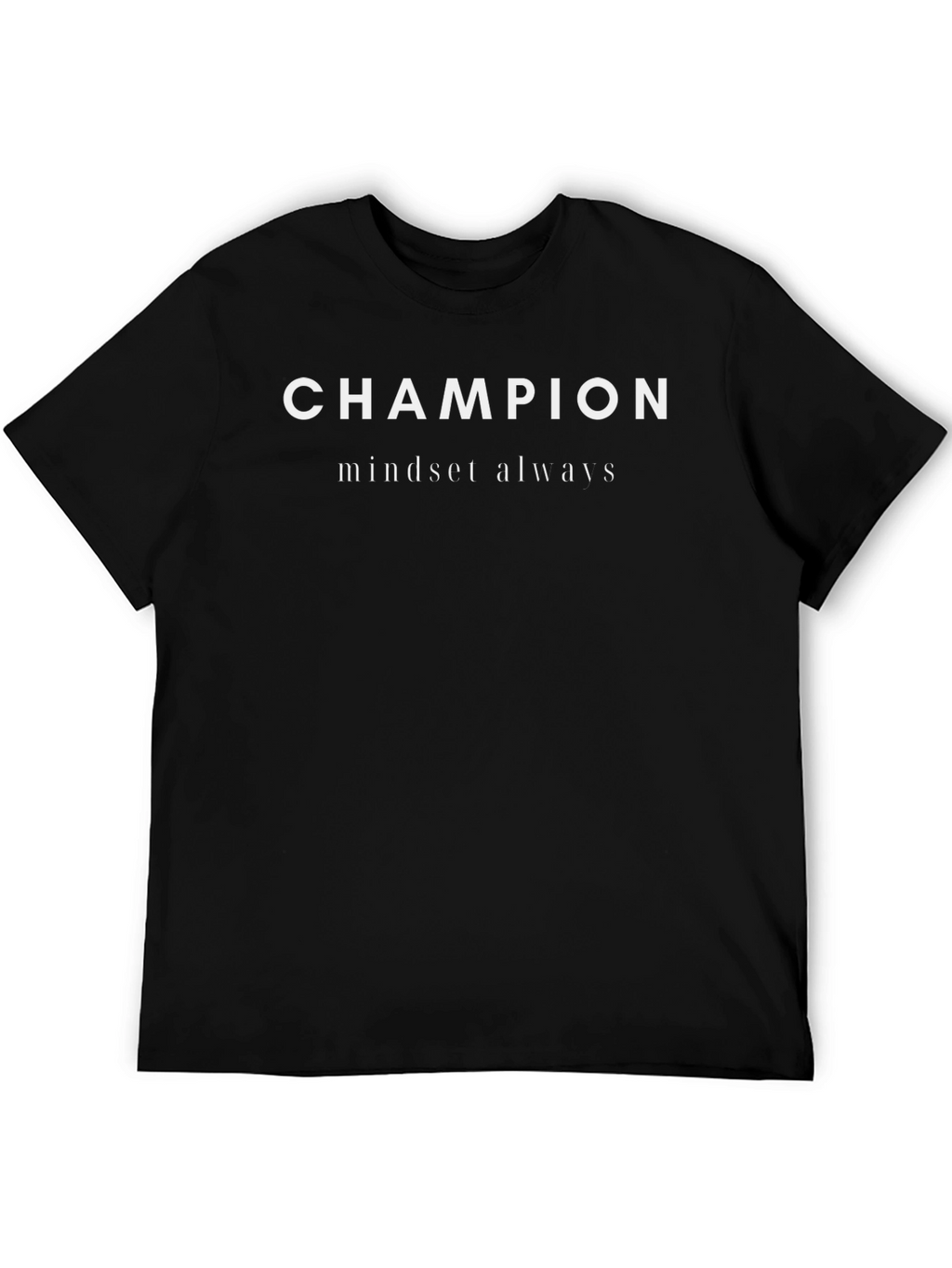 Camiseta Negra Champion Mindset