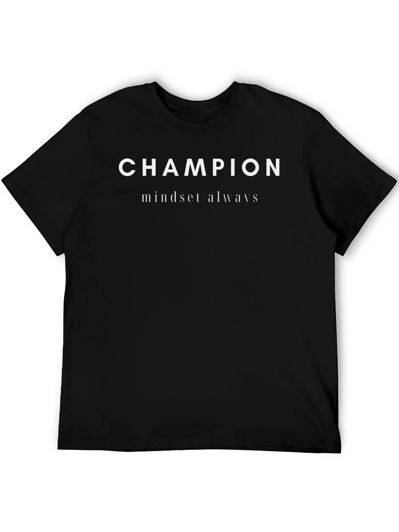 Camiseta Negra Champion Mindset