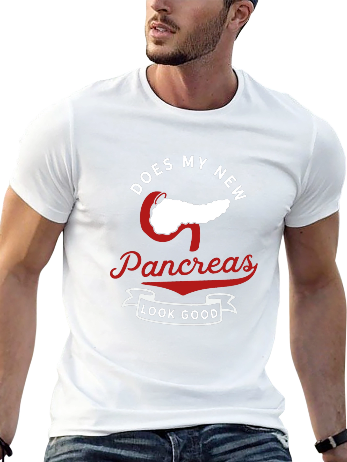 Camiseta con Diseño Humorístico Nuevo Páncreas