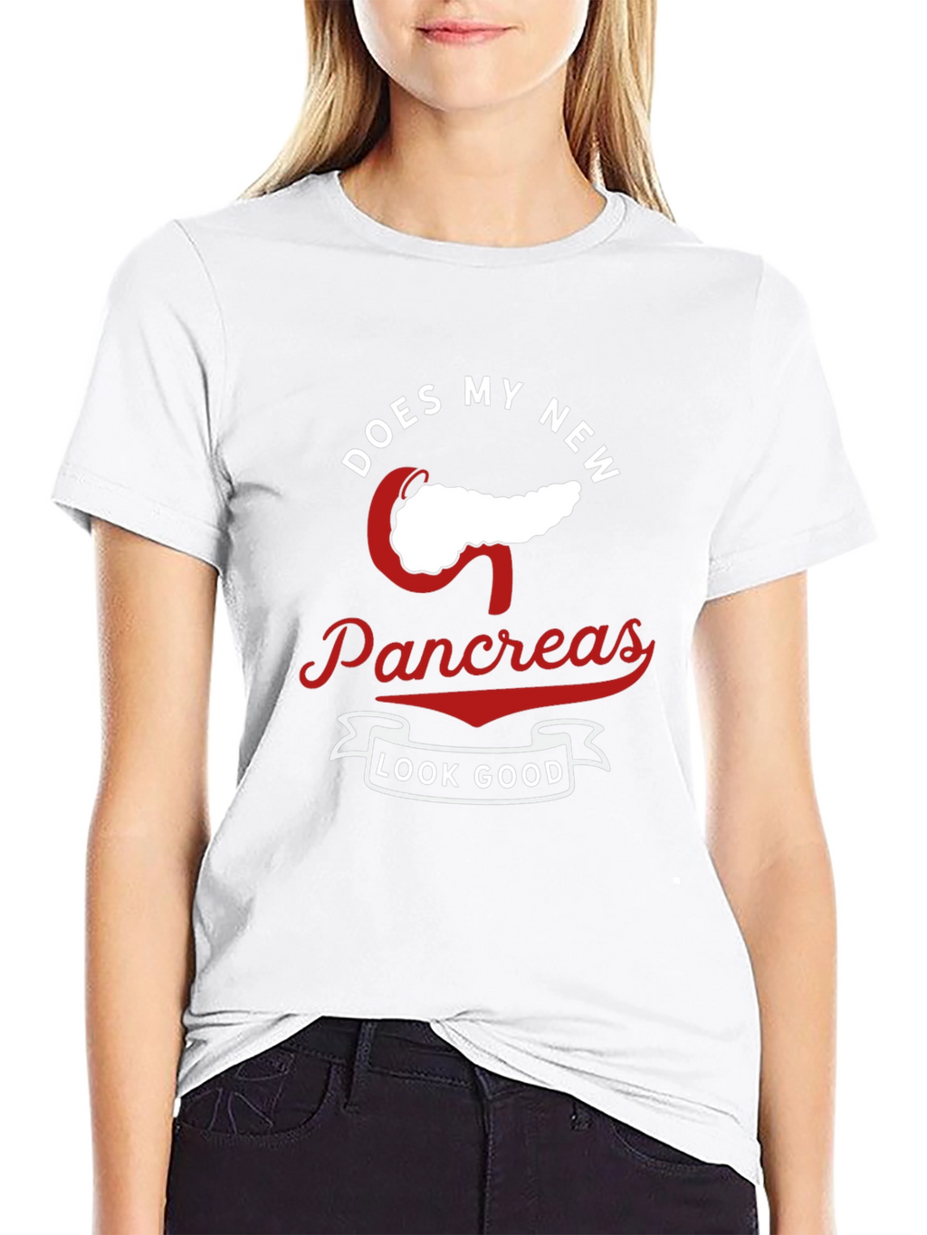 Camiseta con Diseño Humorístico Nuevo Páncreas