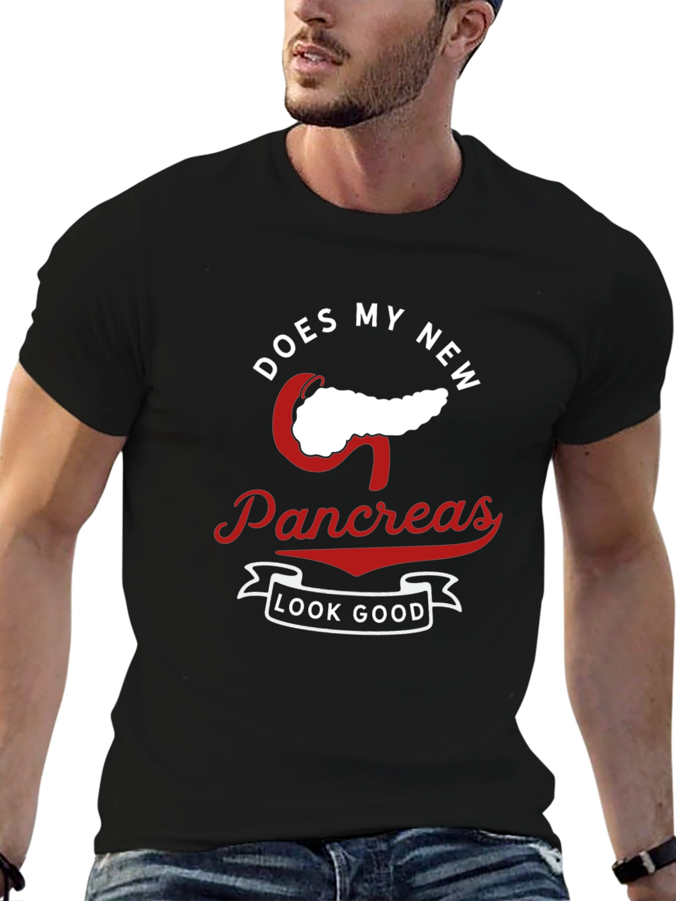 Camiseta con Diseño Humorístico Nuevo Páncreas