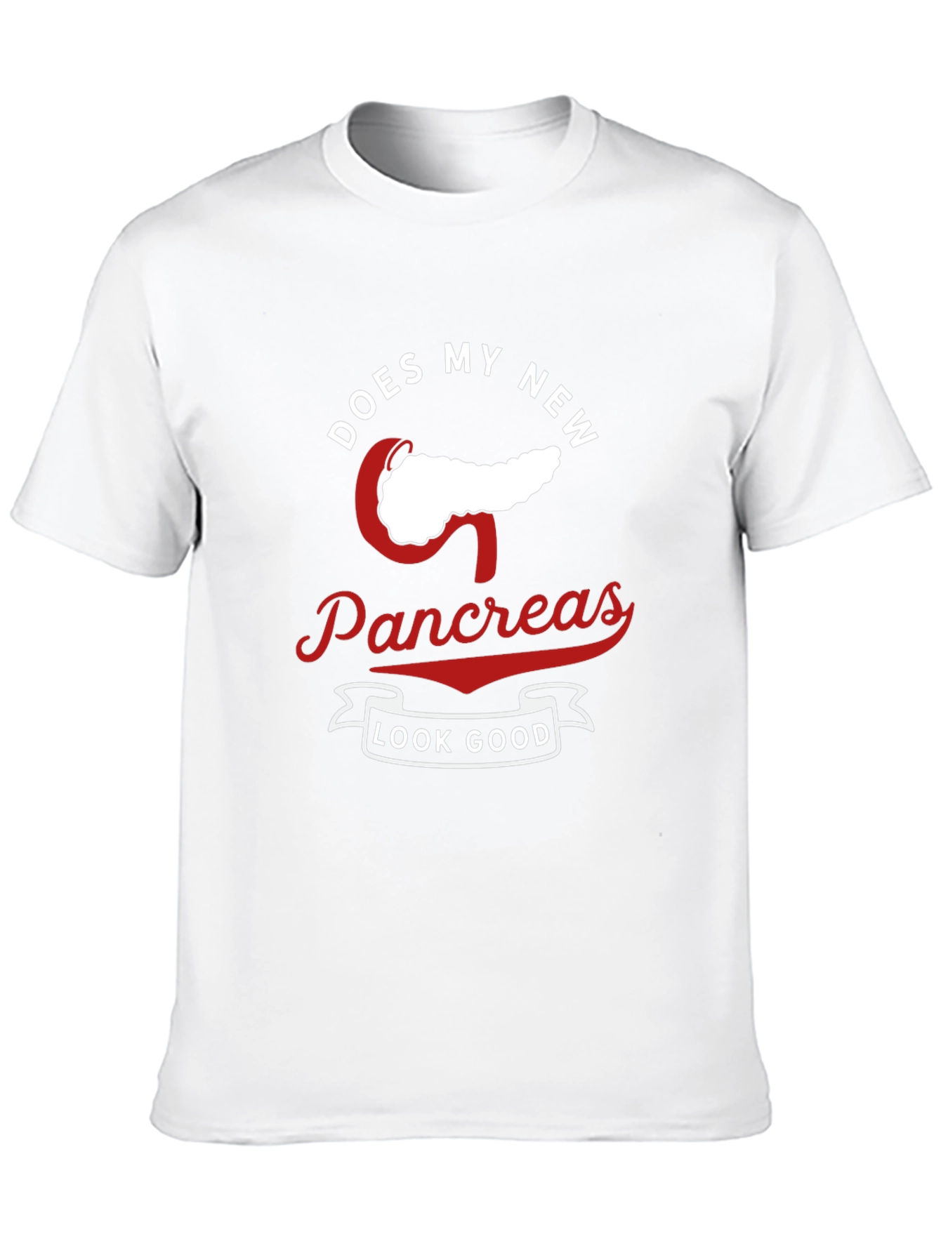 Camiseta con Diseño Humorístico Nuevo Páncreas