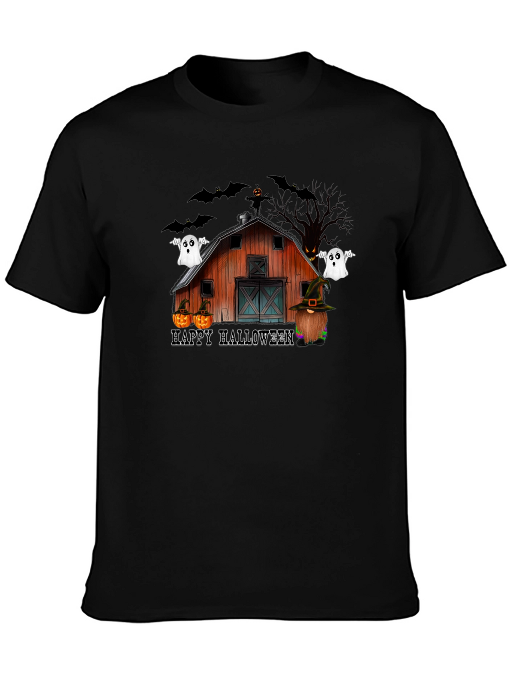 Camiseta Hombre Halloween Barn