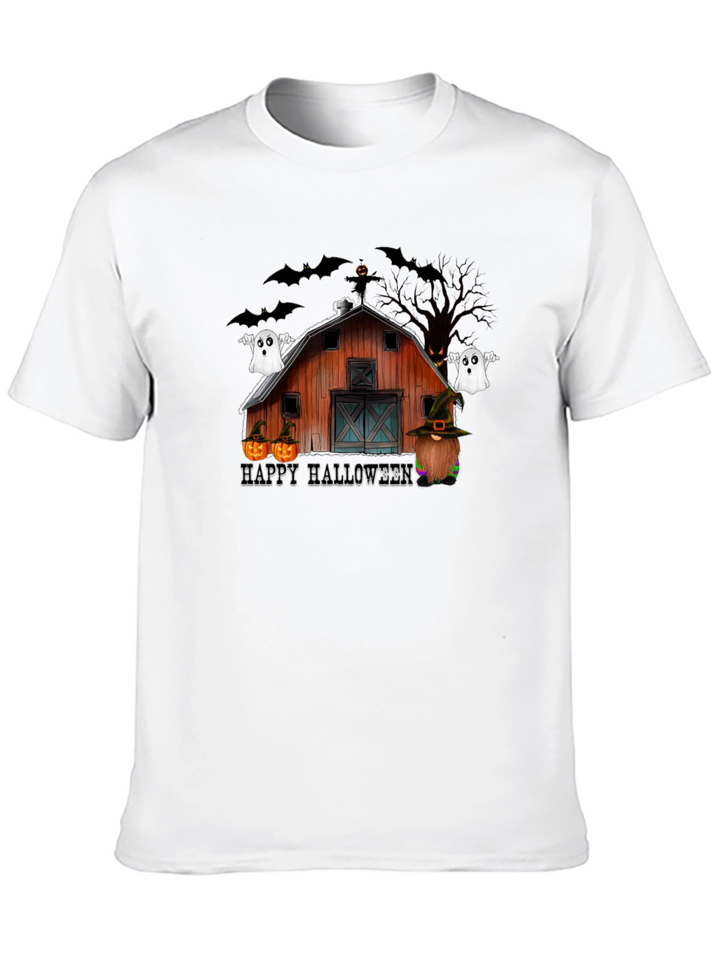 Camiseta Hombre Halloween Barn