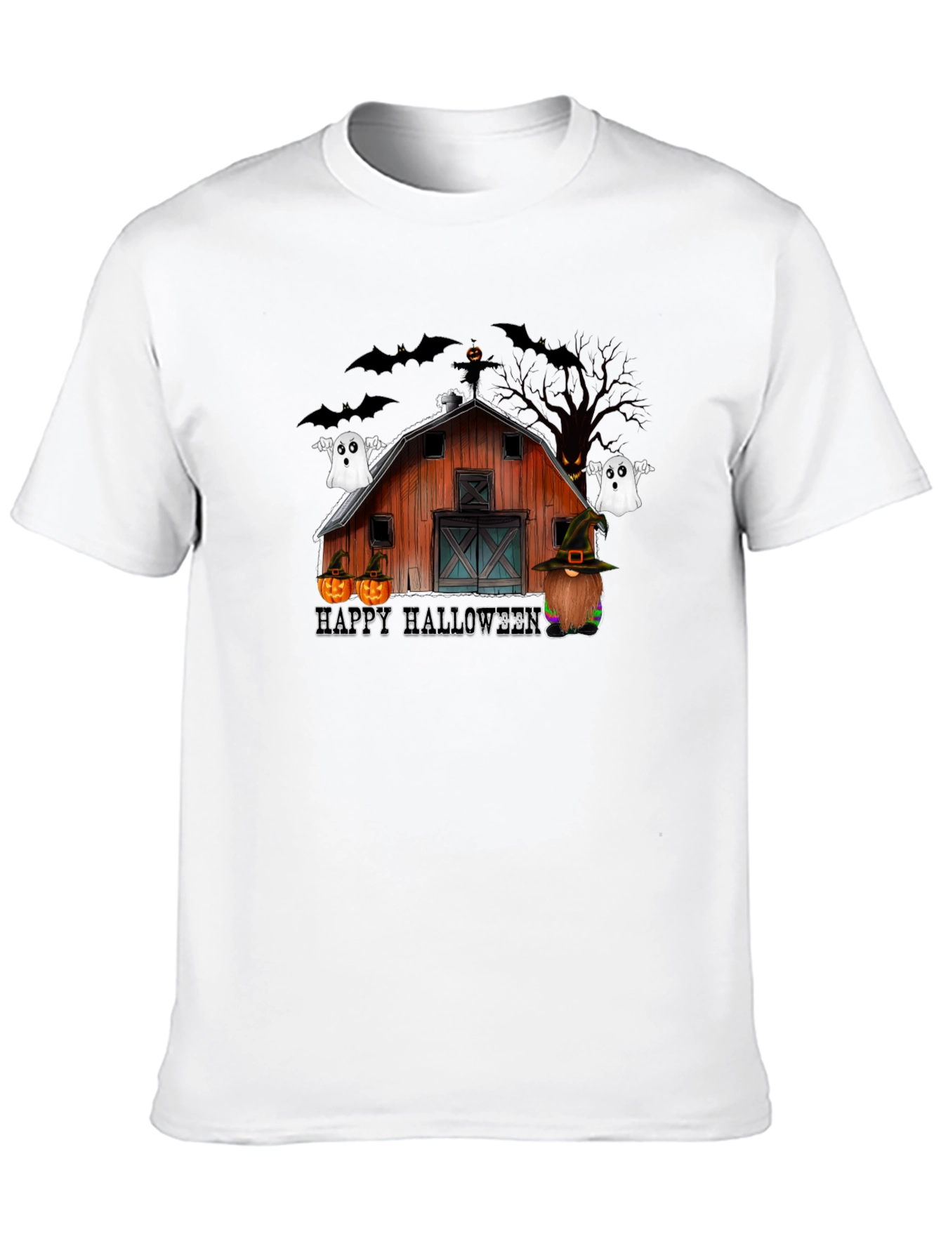 Camiseta Hombre Halloween Barn