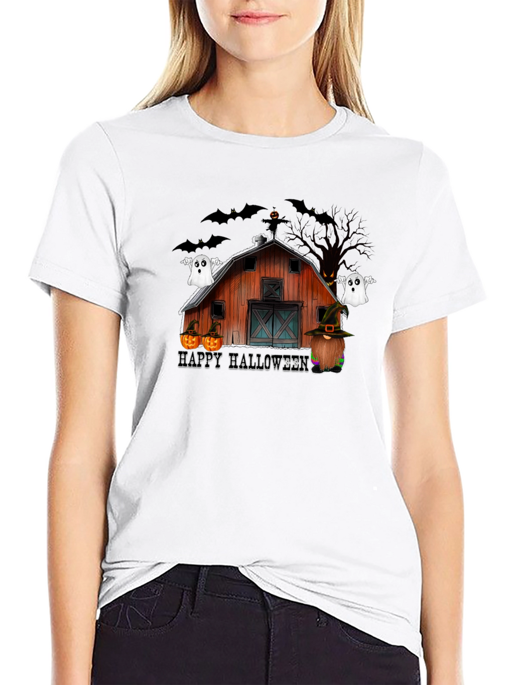 Camiseta Hombre Halloween Barn