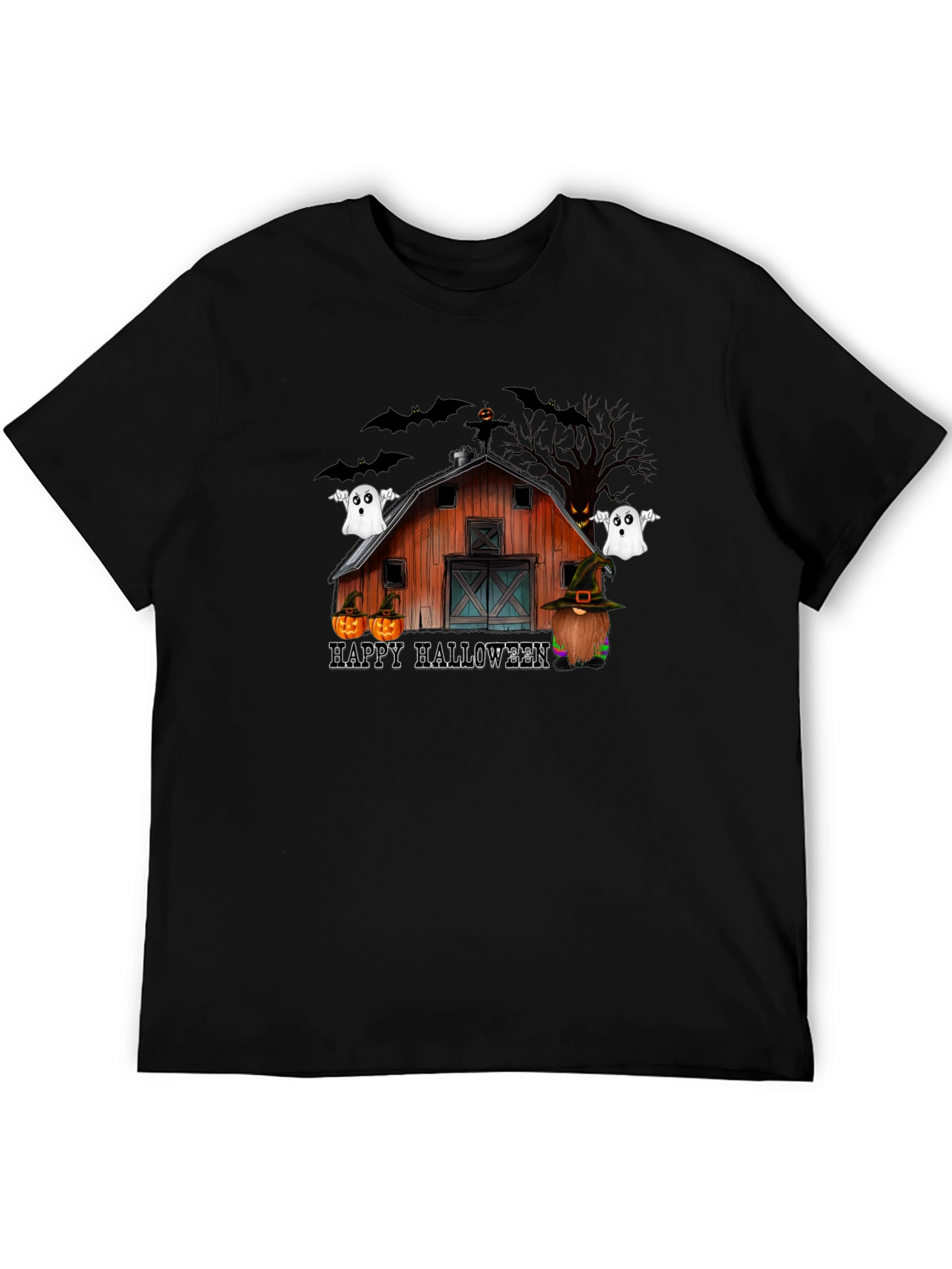 Camiseta Hombre Halloween Barn
