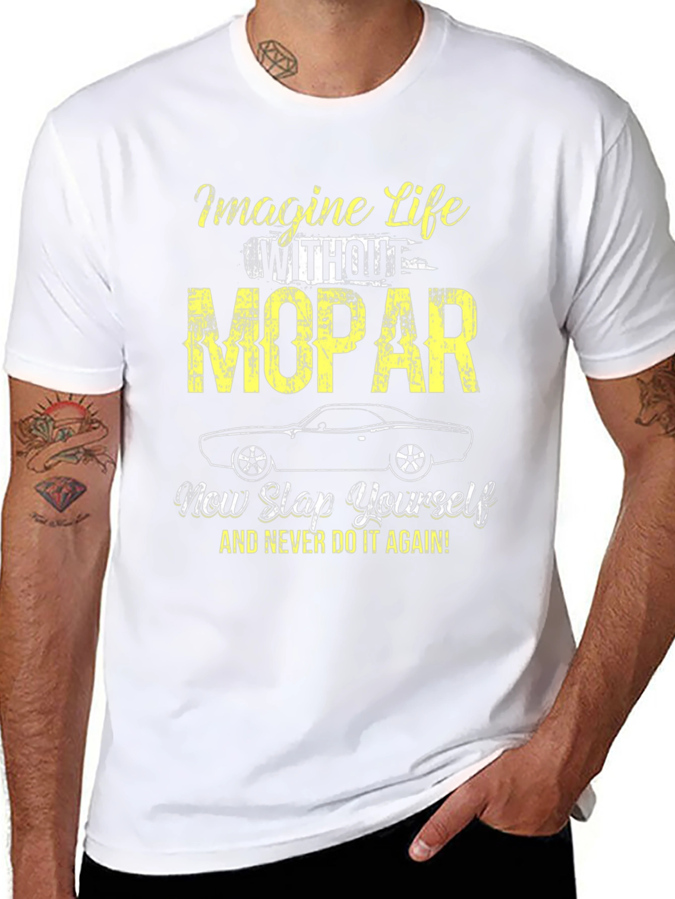 Camiseta Mopar: Imagina la Vida sin Mopar