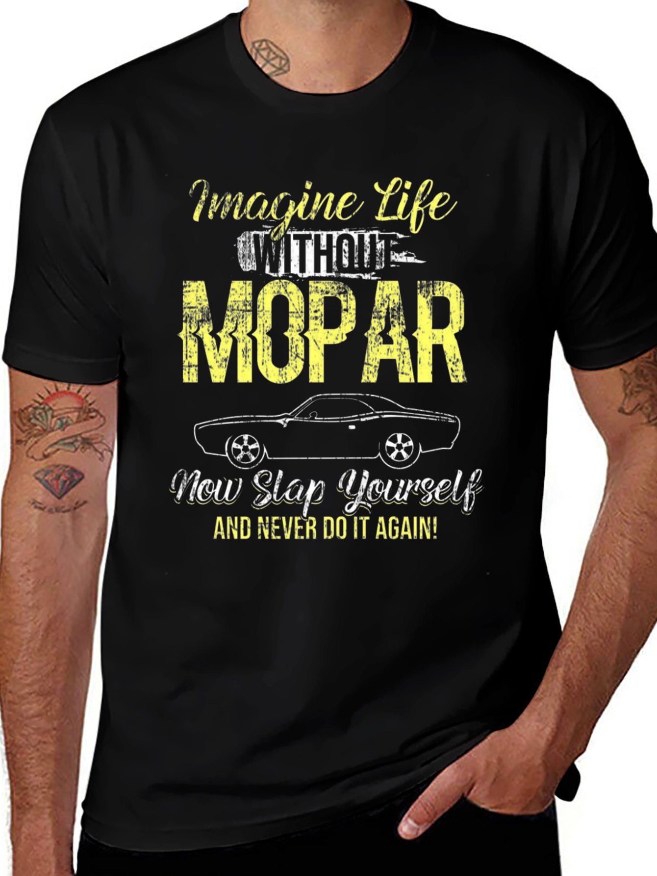 Camiseta Mopar: Imagina la Vida sin Mopar