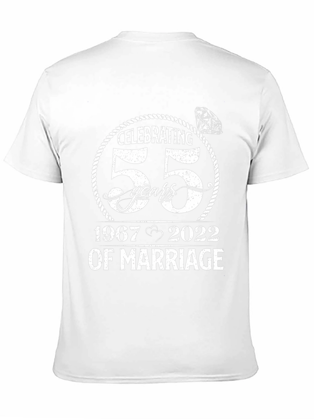 Camiseta Aniversario 55 Años de Matrimonio