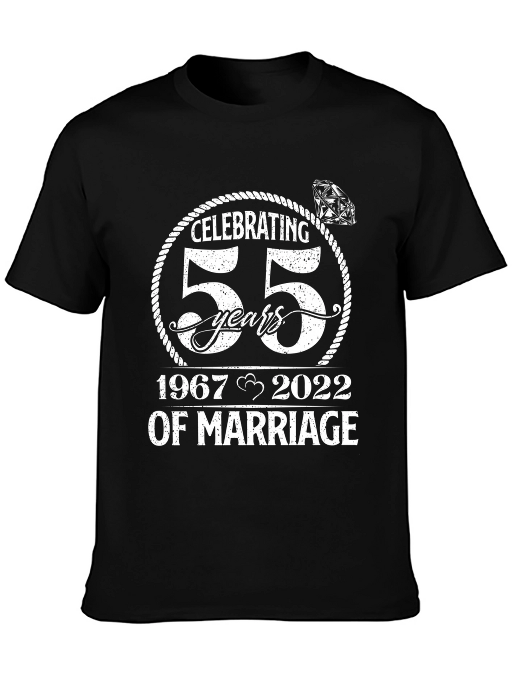Camiseta Aniversario 55 Años de Matrimonio