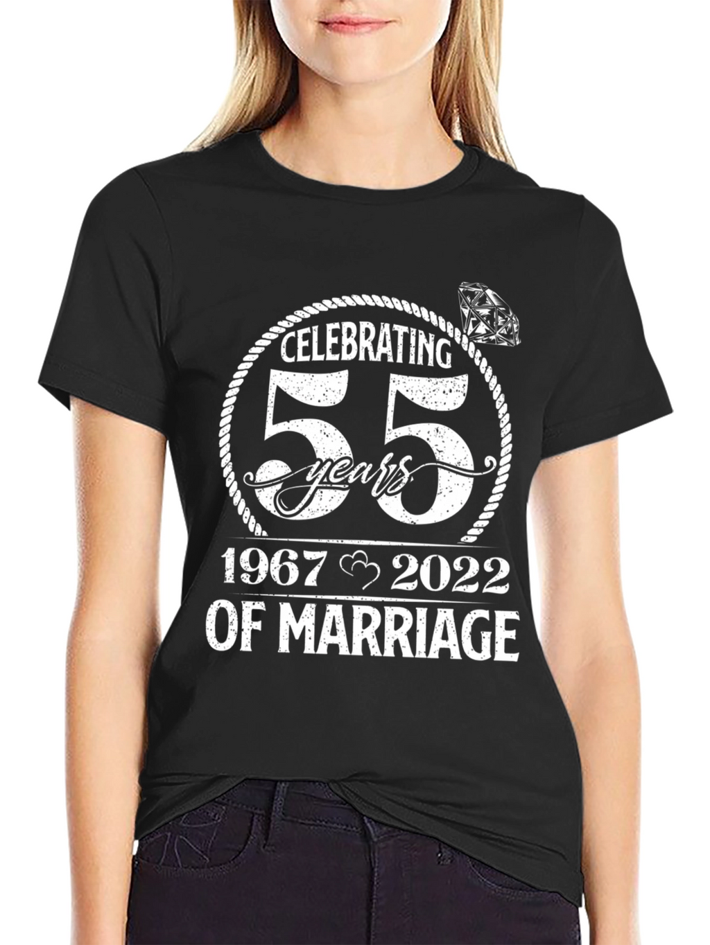 Camiseta Aniversario 55 Años de Matrimonio