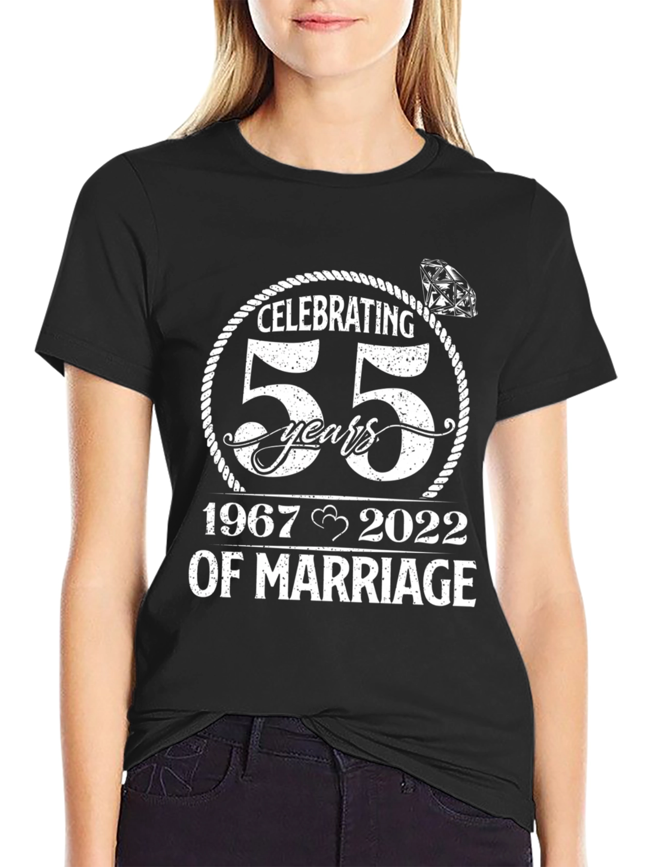 Camiseta Aniversario 55 Años de Matrimonio