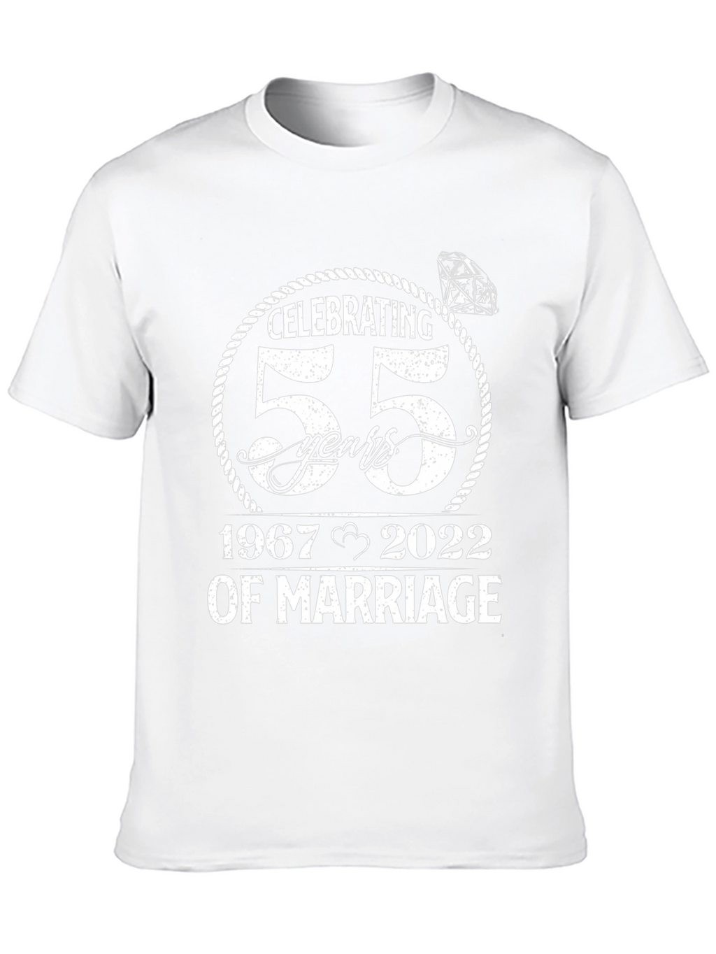 Camiseta Aniversario 55 Años de Matrimonio