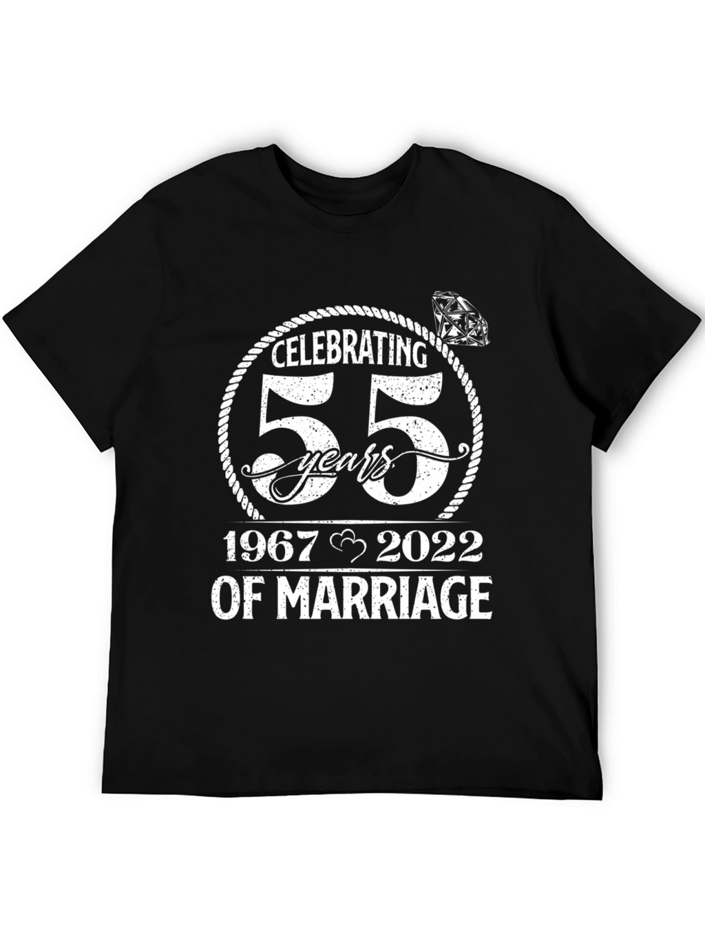 Camiseta Aniversario 55 Años de Matrimonio
