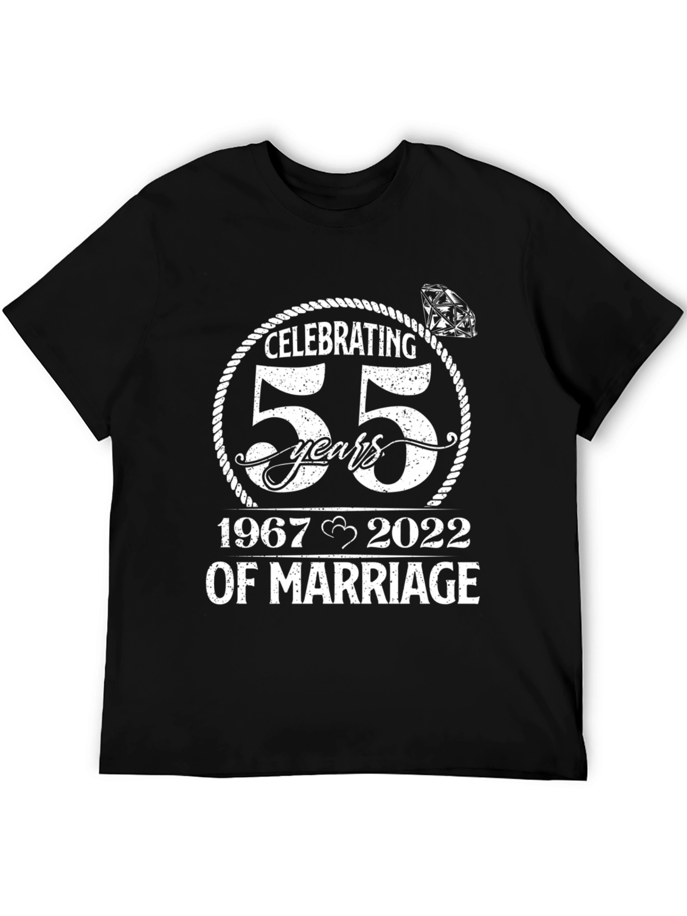 Camiseta Aniversario 55 Años de Matrimonio