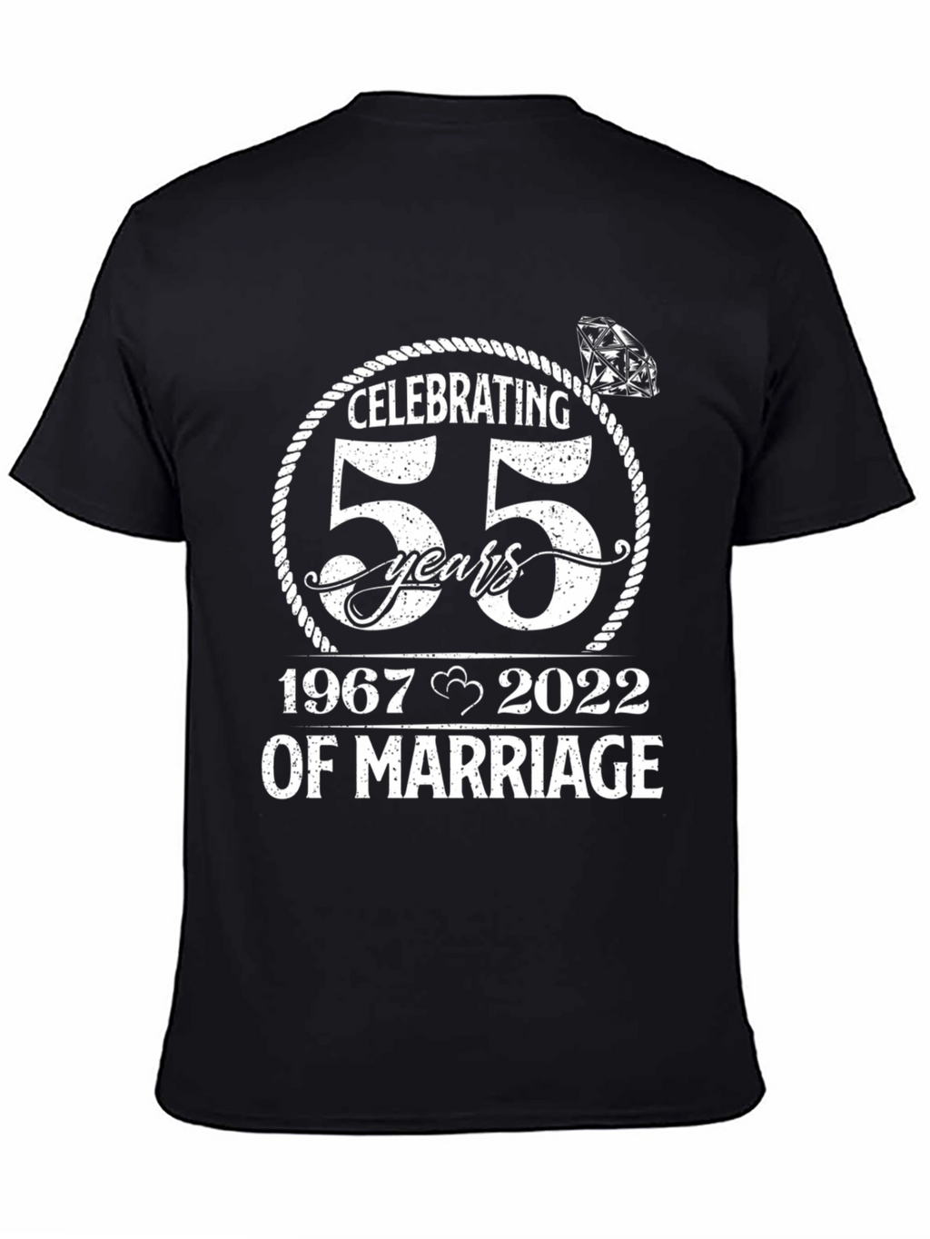Camiseta Aniversario 55 Años de Matrimonio