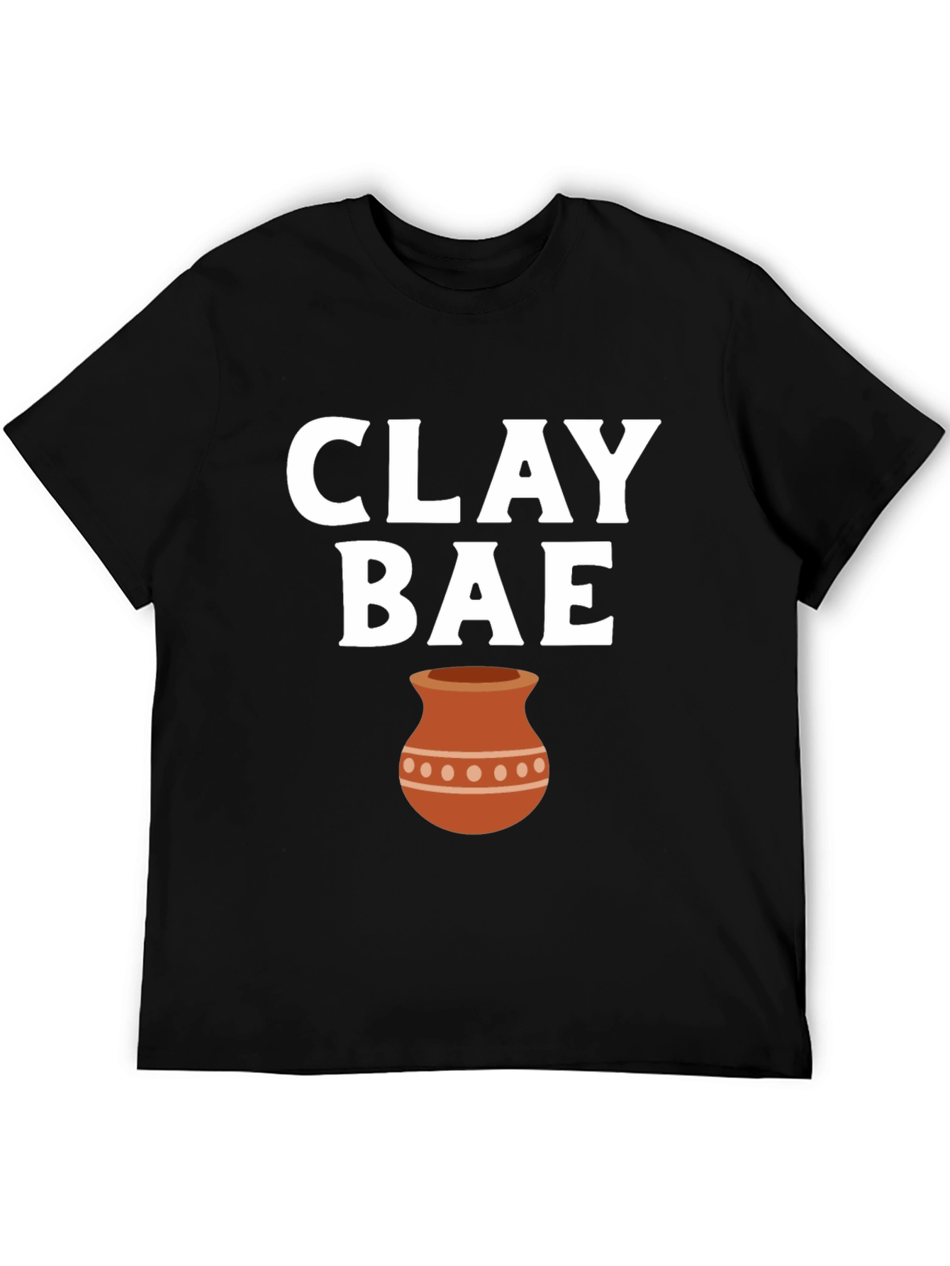 Camiseta Negra Clay Bae para Amantes de la Cerámica
