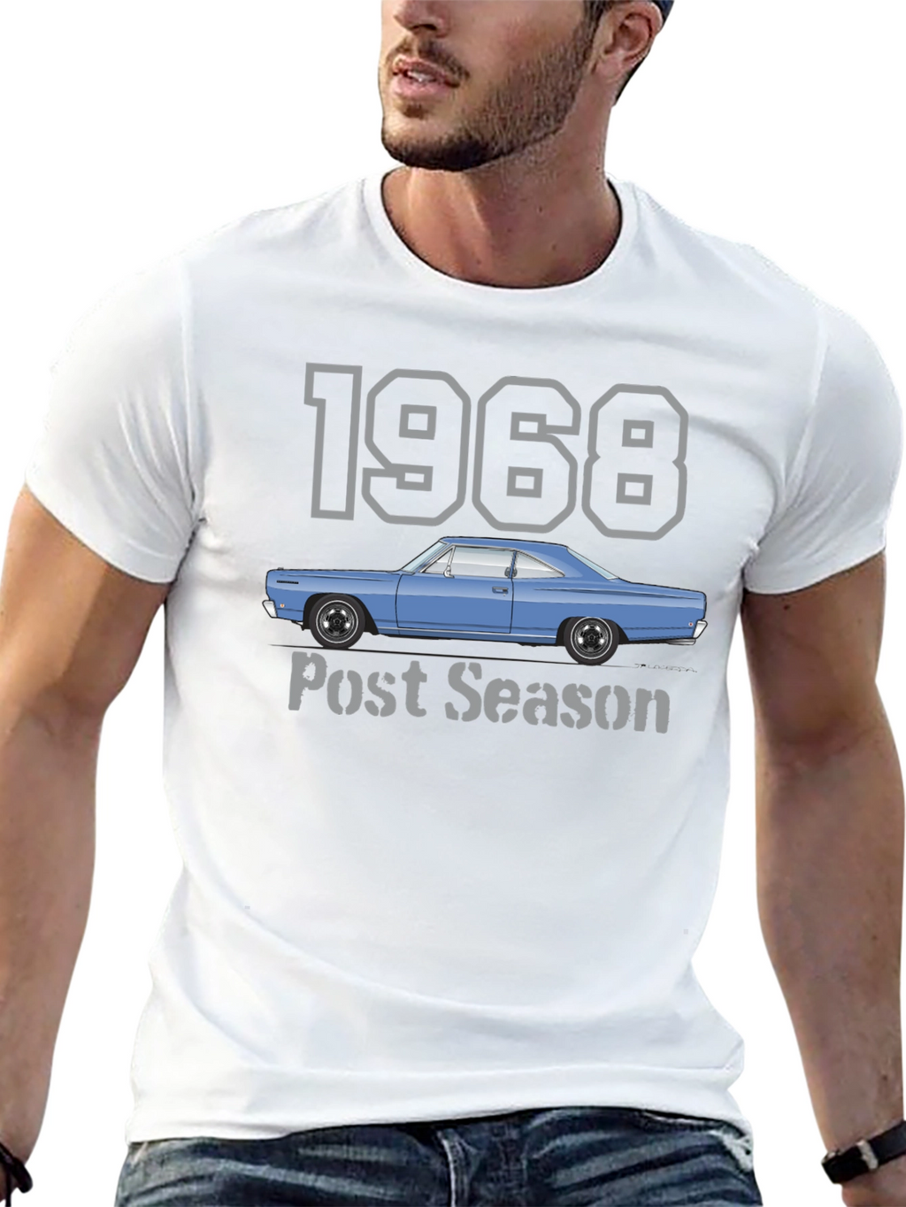 Camiseta Negra 1968 Post Season