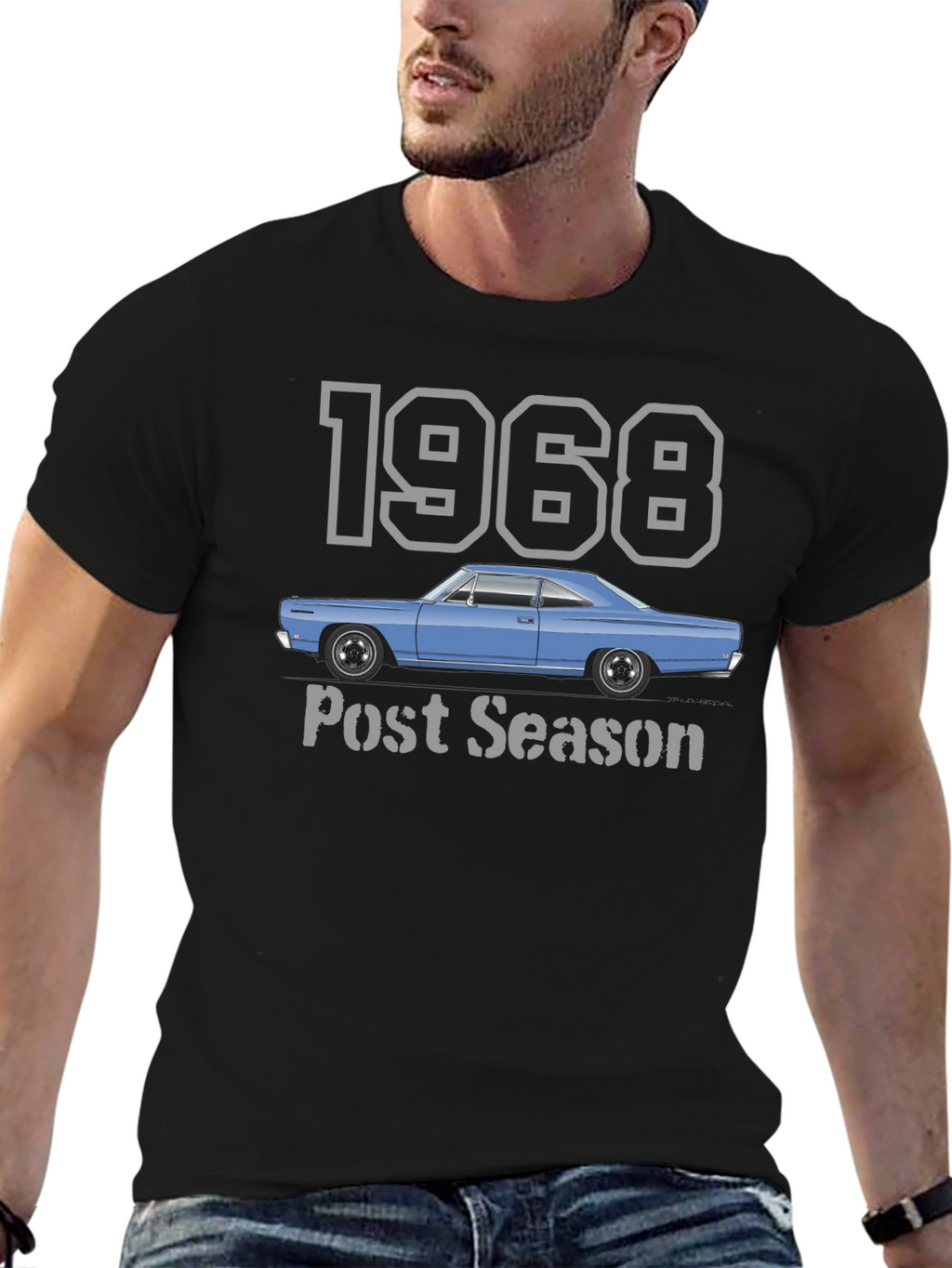 Camiseta Negra 1968 Post Season