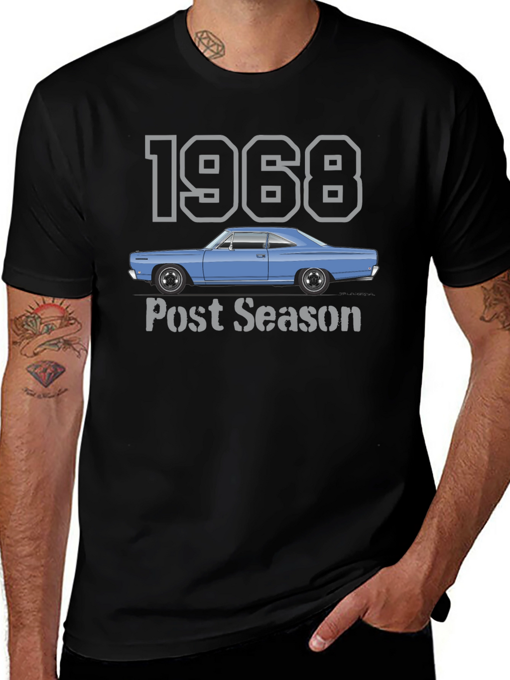 Camiseta Negra 1968 Post Season