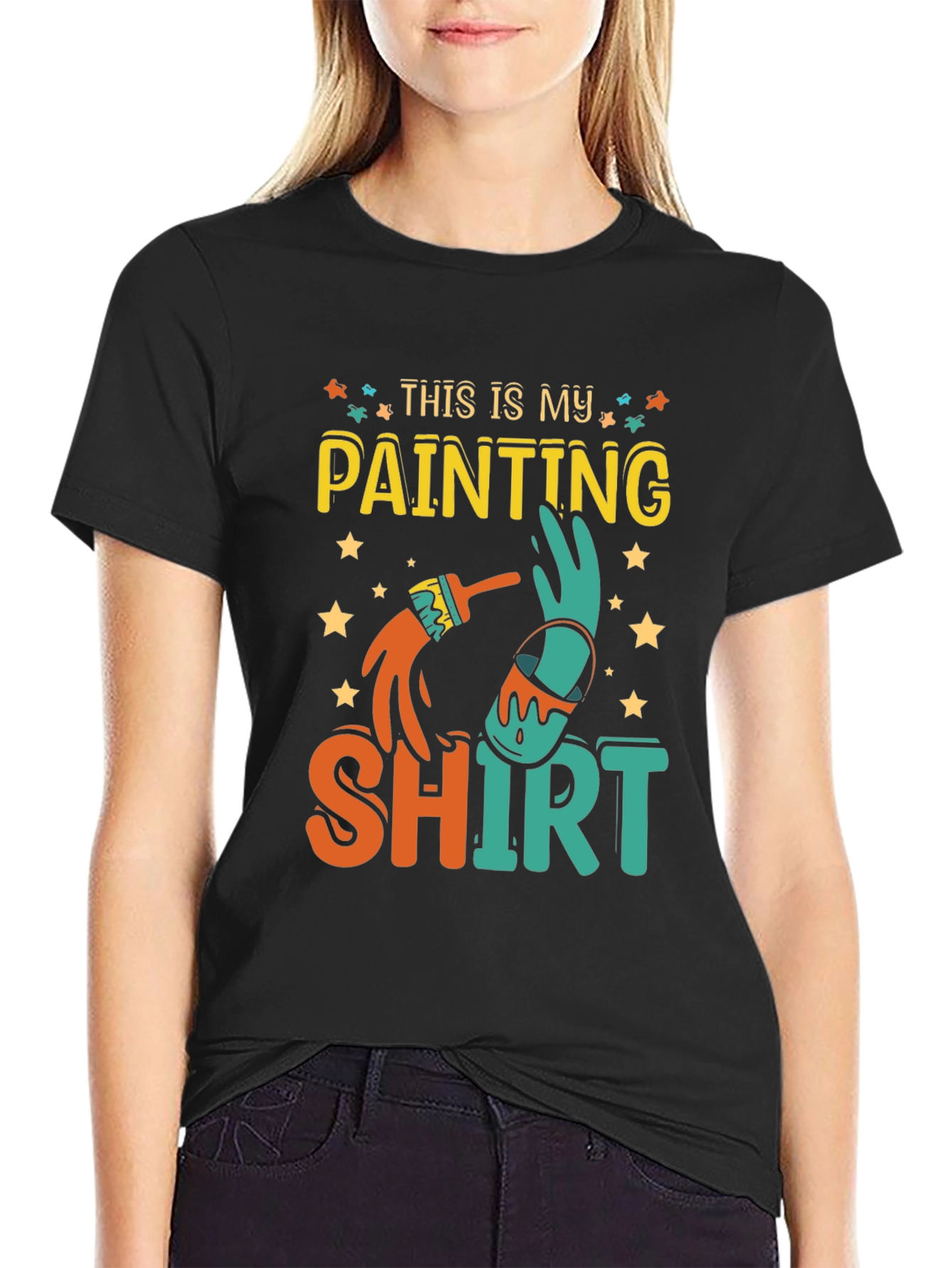 Camiseta Divertida: ¡Esta es mi Camiseta de Pintar!