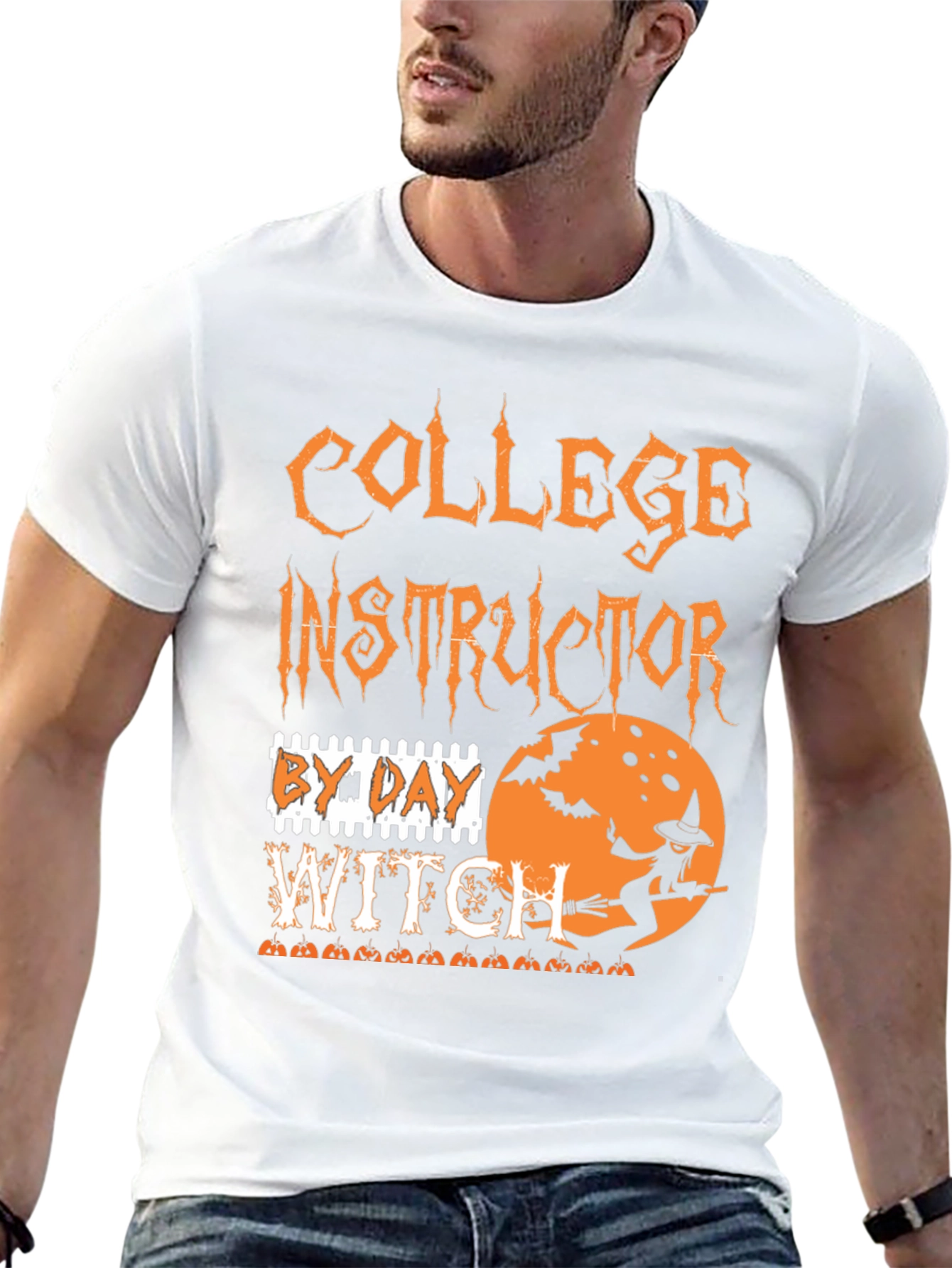 Camiseta Halloween Instructor de Universidad Bruja
