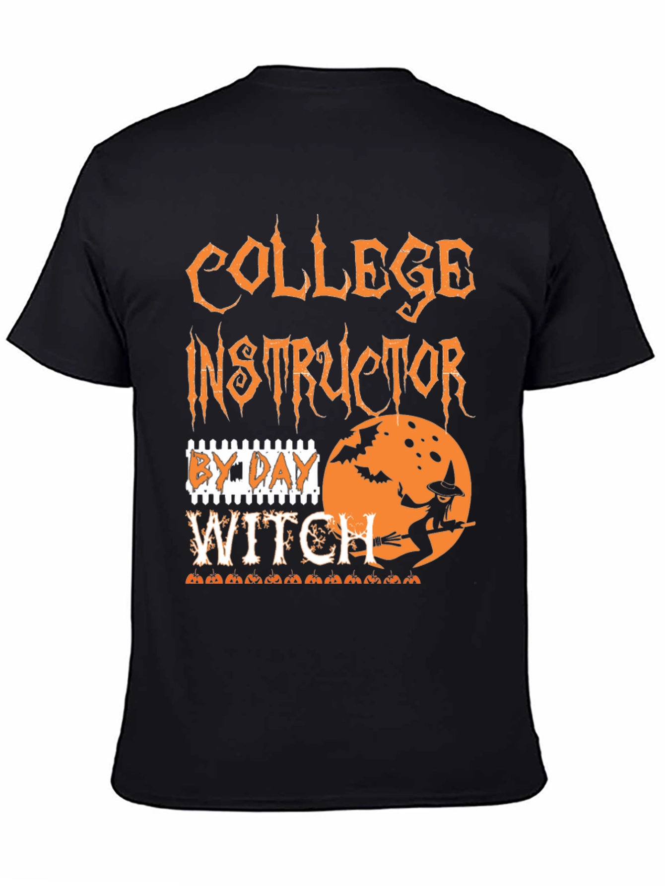 Camiseta Halloween Instructor de Universidad Bruja