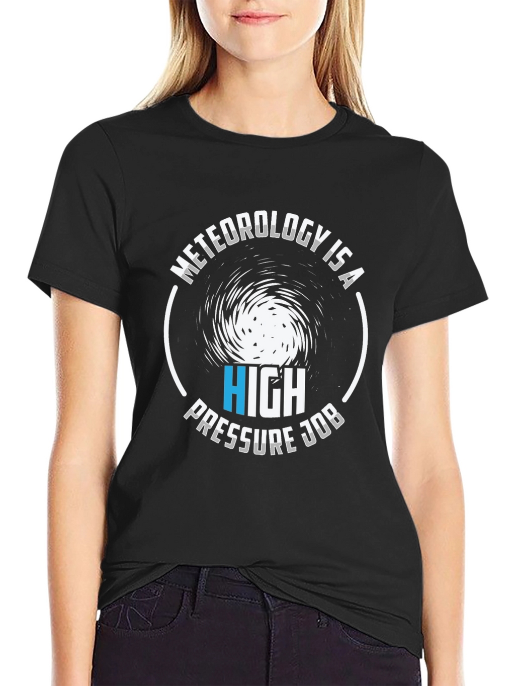 Camiseta Meteorología Presión Alta Trabajo