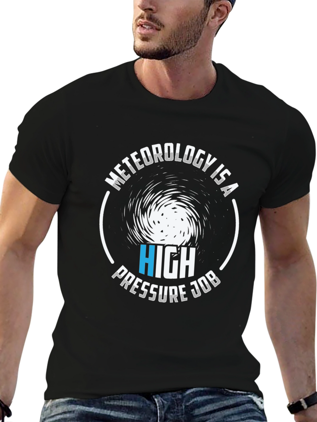 Camiseta Meteorología Presión Alta Trabajo