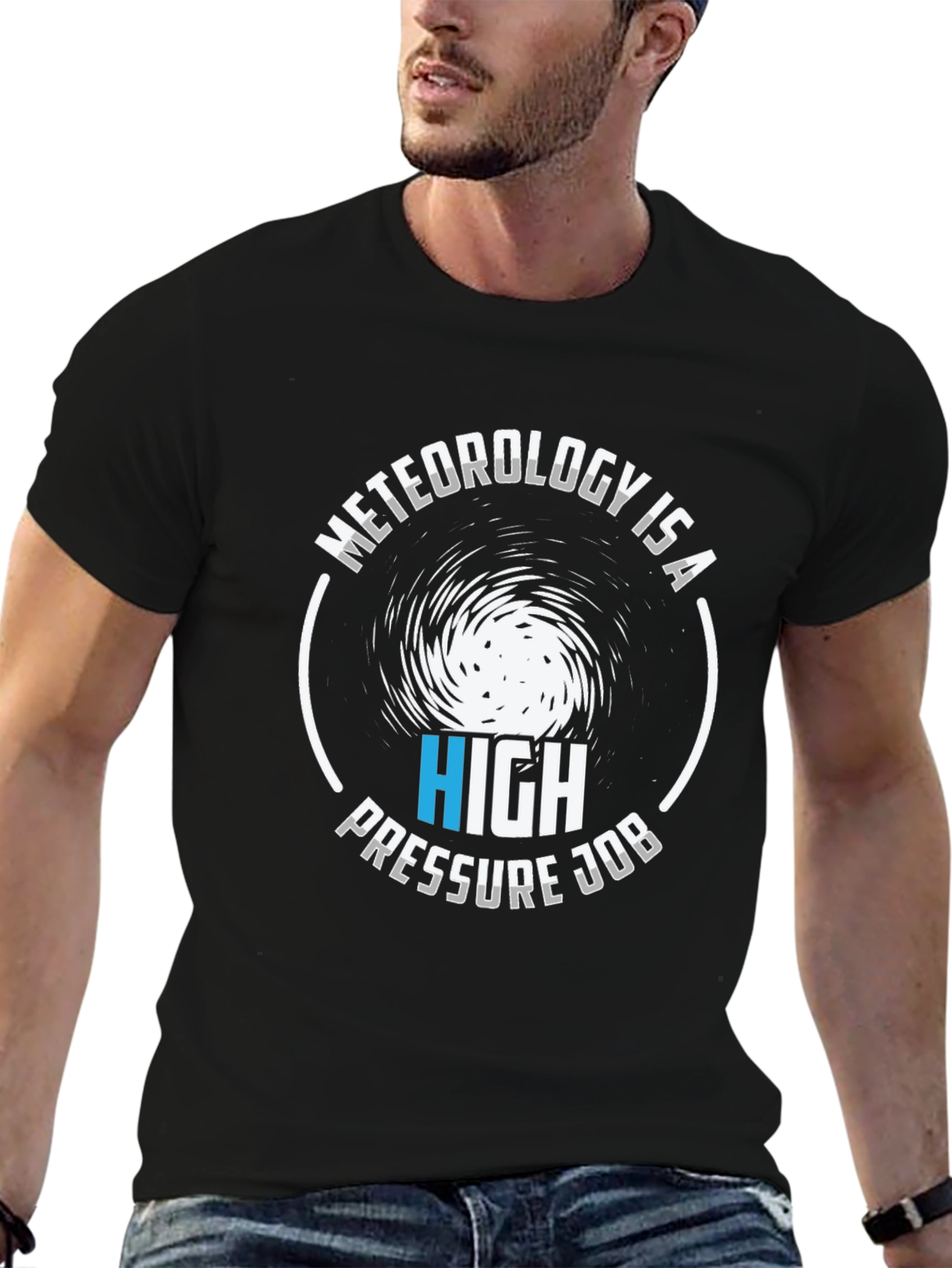 Camiseta Meteorología Presión Alta Trabajo