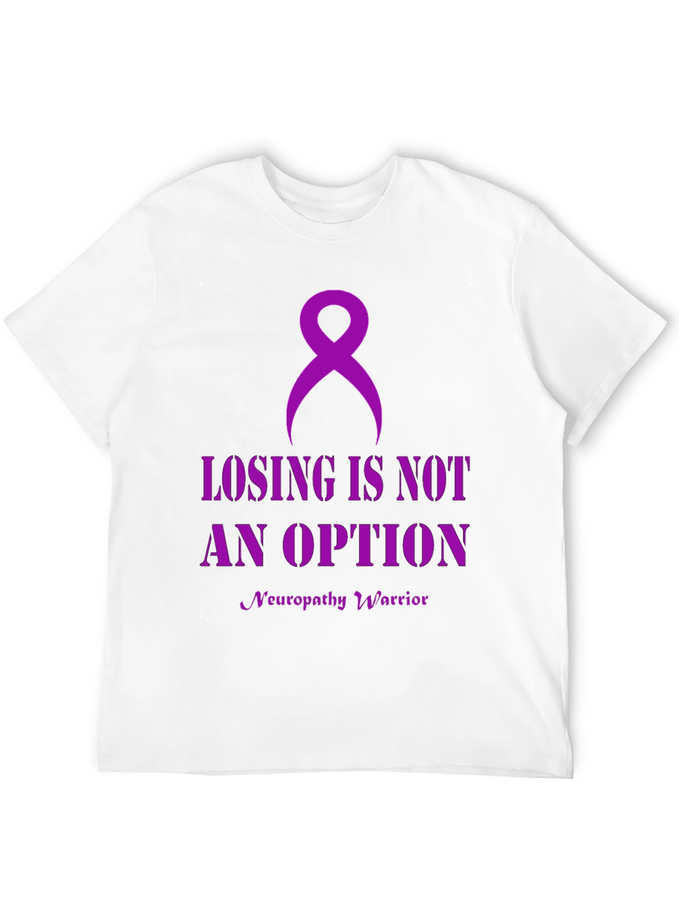 Camiseta Losing is Not an Option - Conciencia Neuropatía
