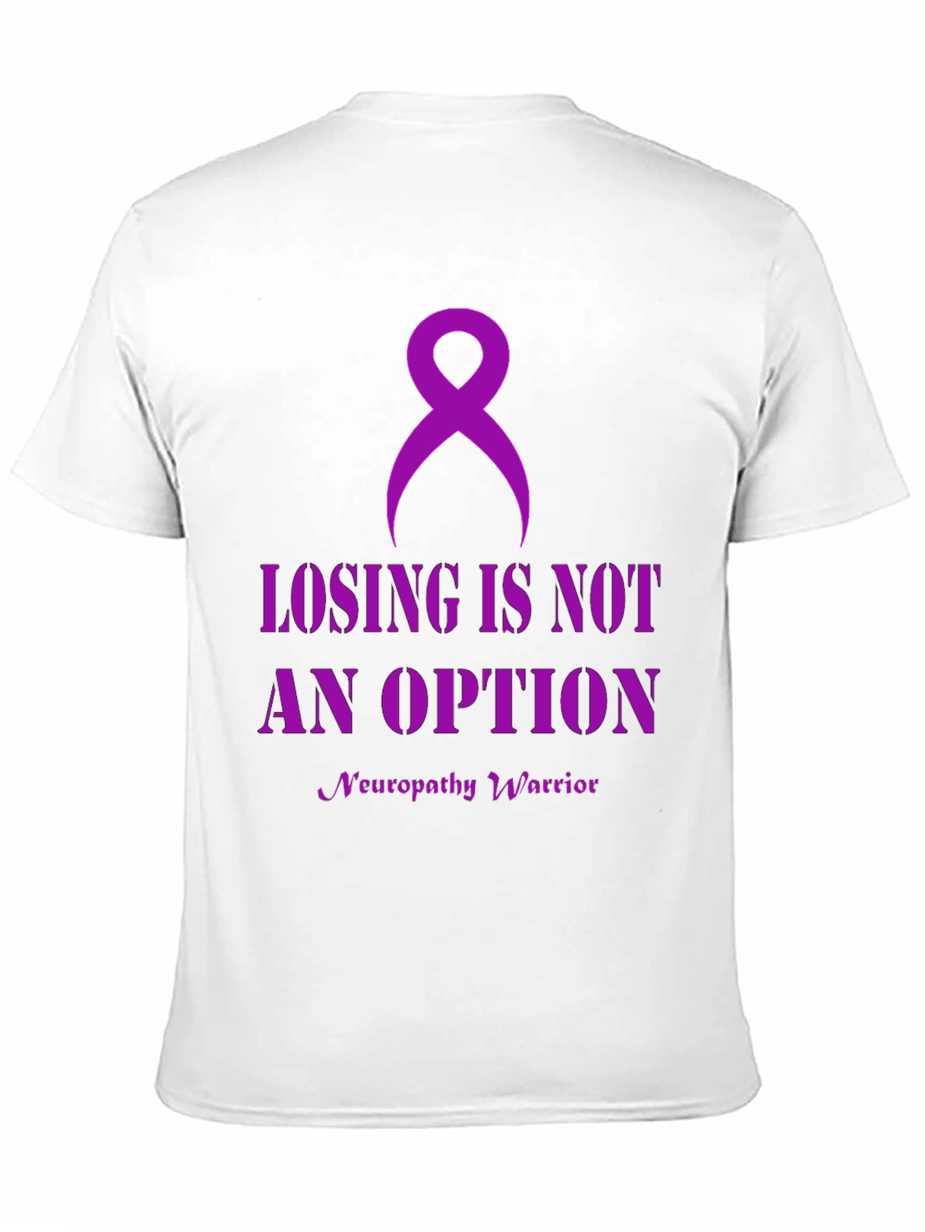 Camiseta Losing is Not an Option - Conciencia Neuropatía