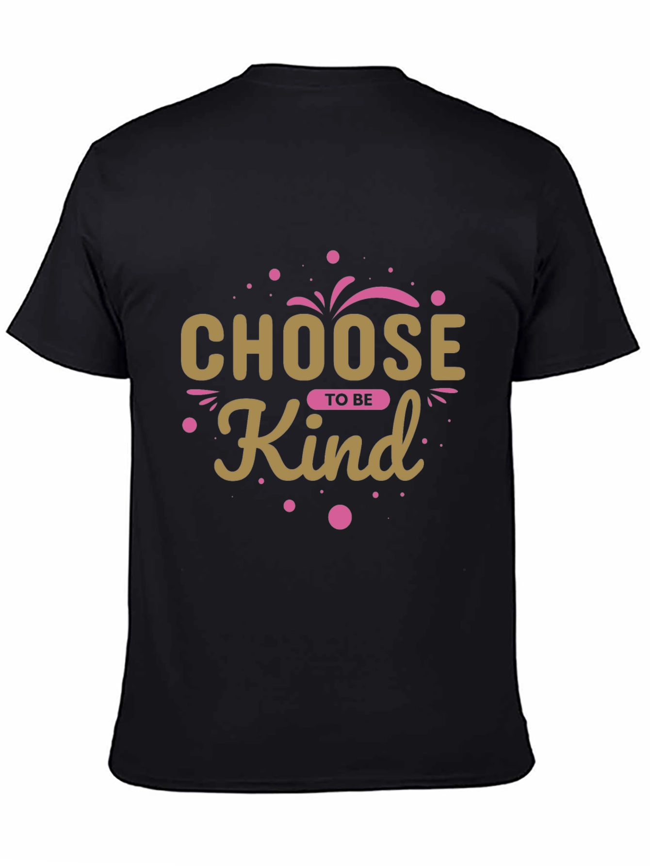 Camiseta Negra Choose To Be Kind para Hombre