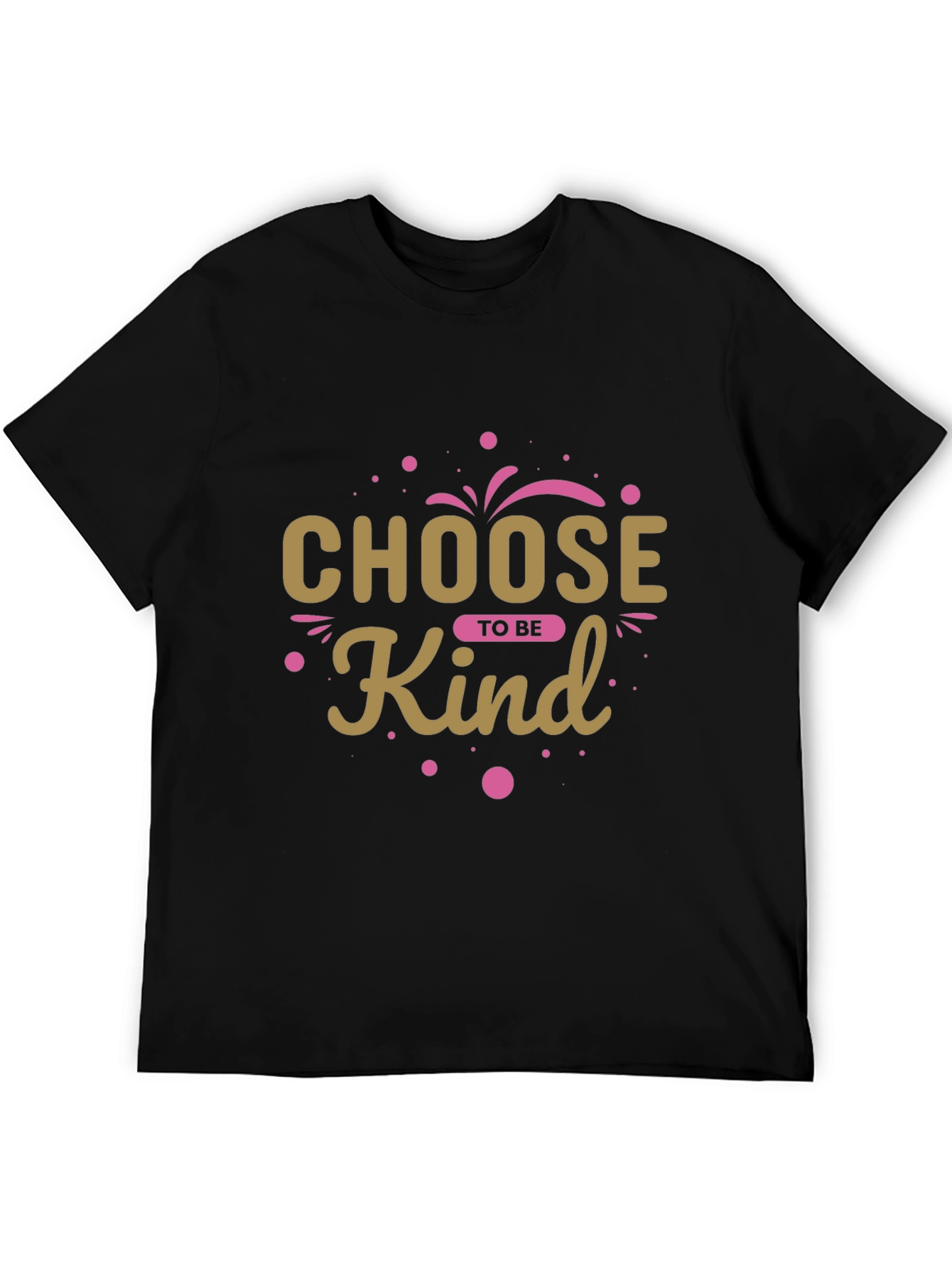 Camiseta Negra Choose To Be Kind para Hombre