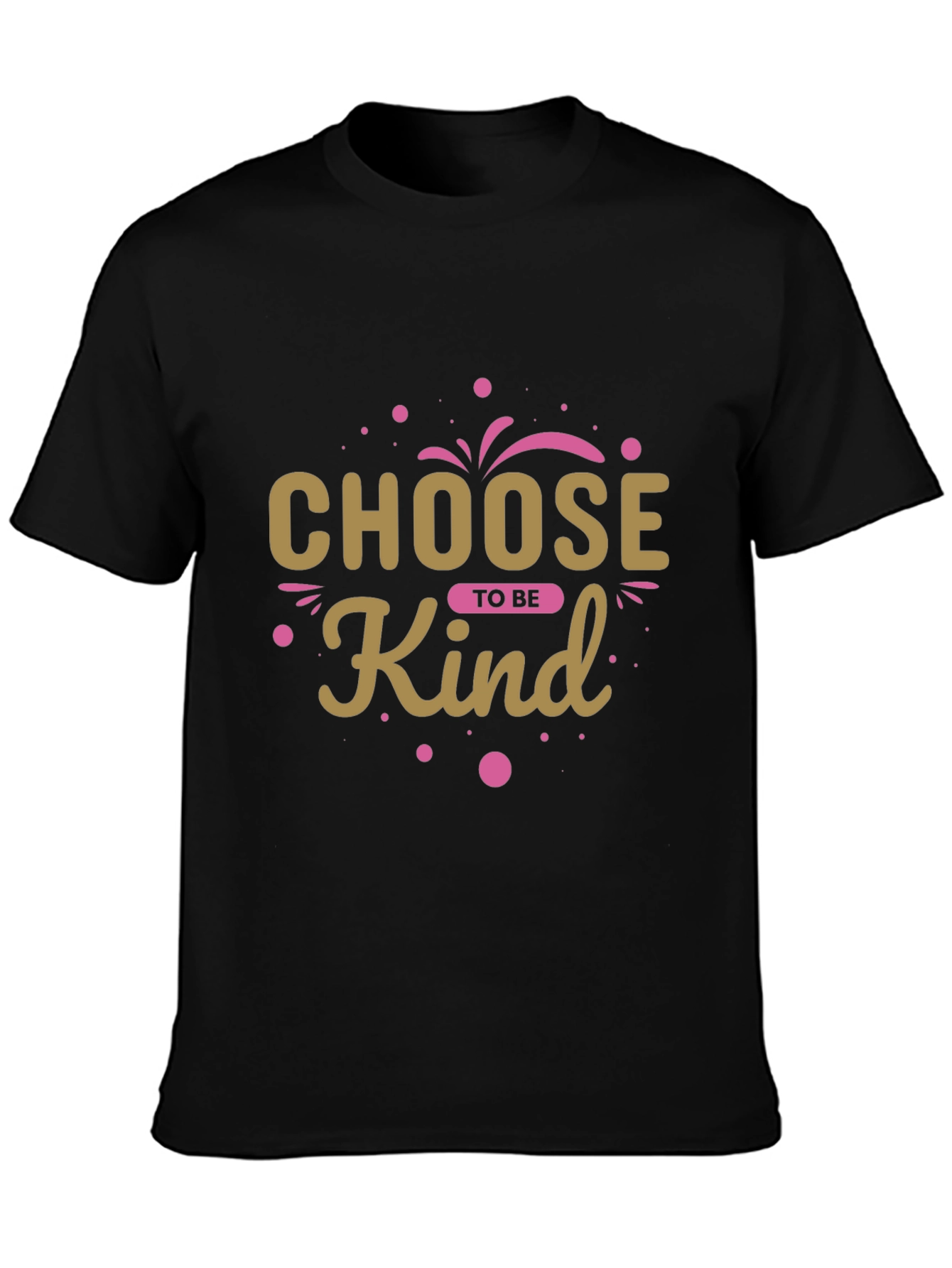 Camiseta Negra Choose To Be Kind para Hombre