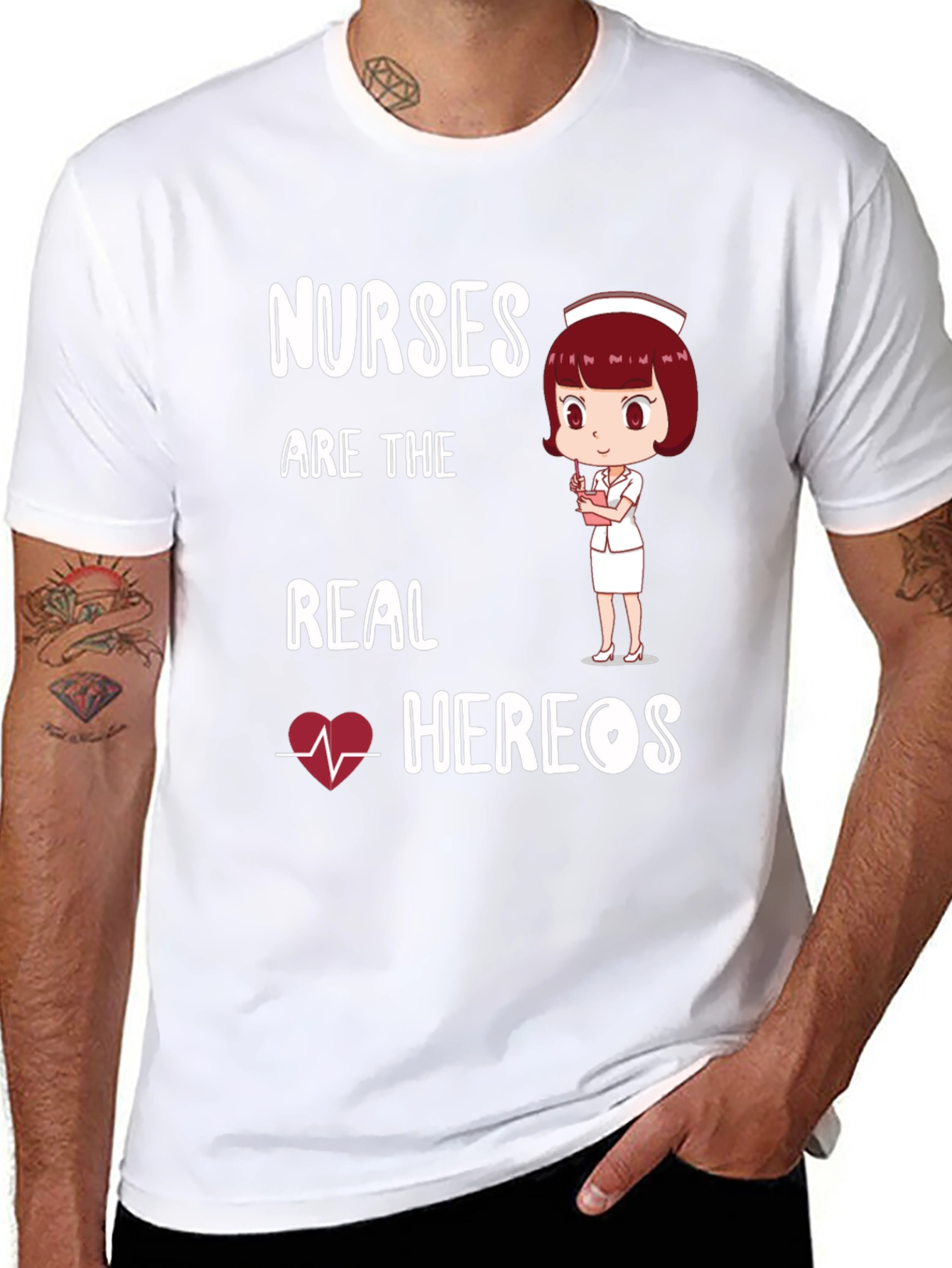 Camiseta Enfermeras Héroes Reales