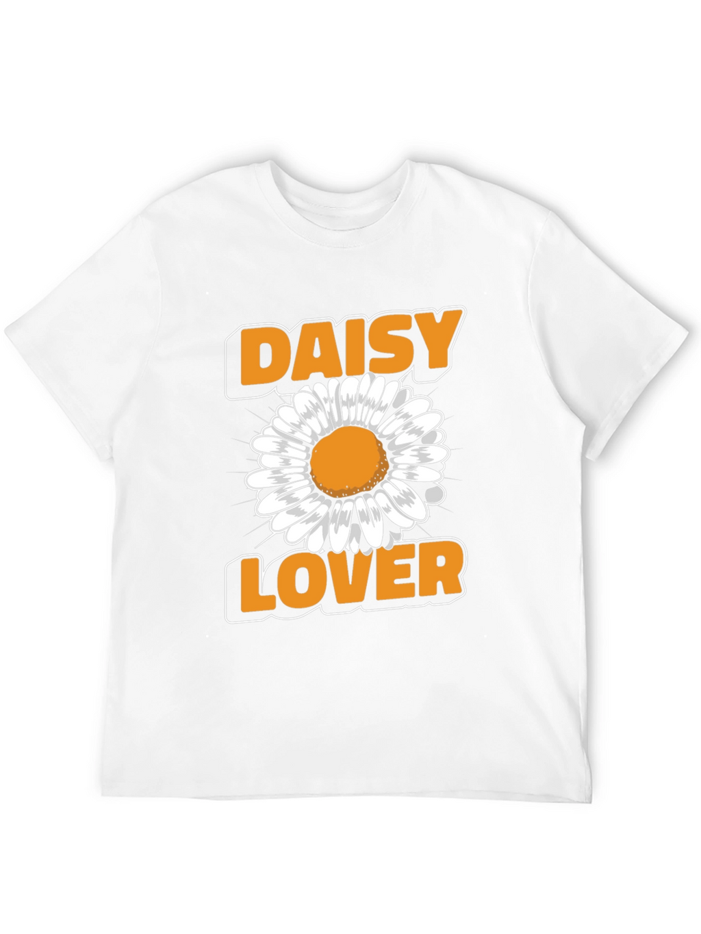 Camiseta Negra Amante de las Margaritas