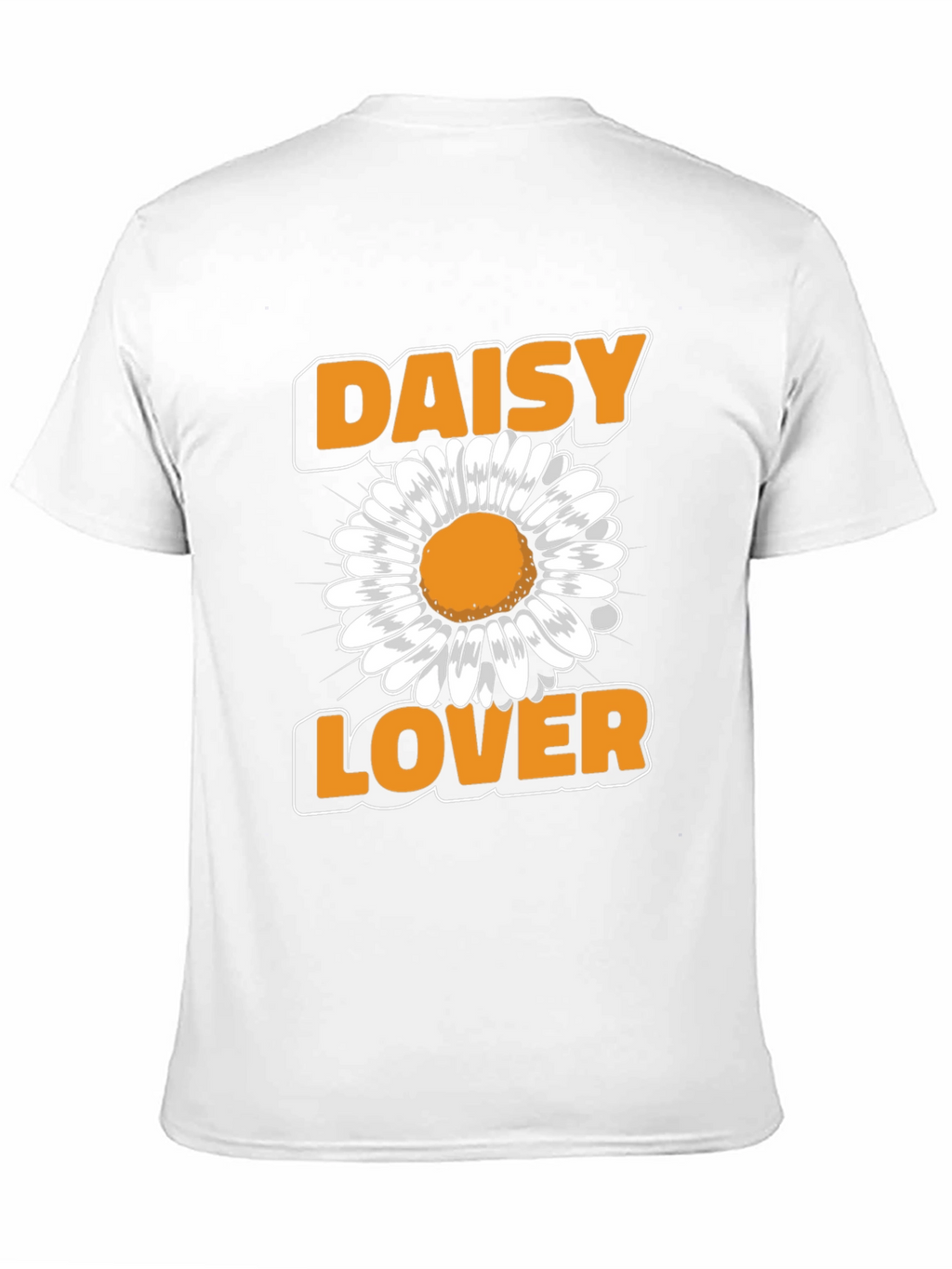 Camiseta Negra Amante de las Margaritas