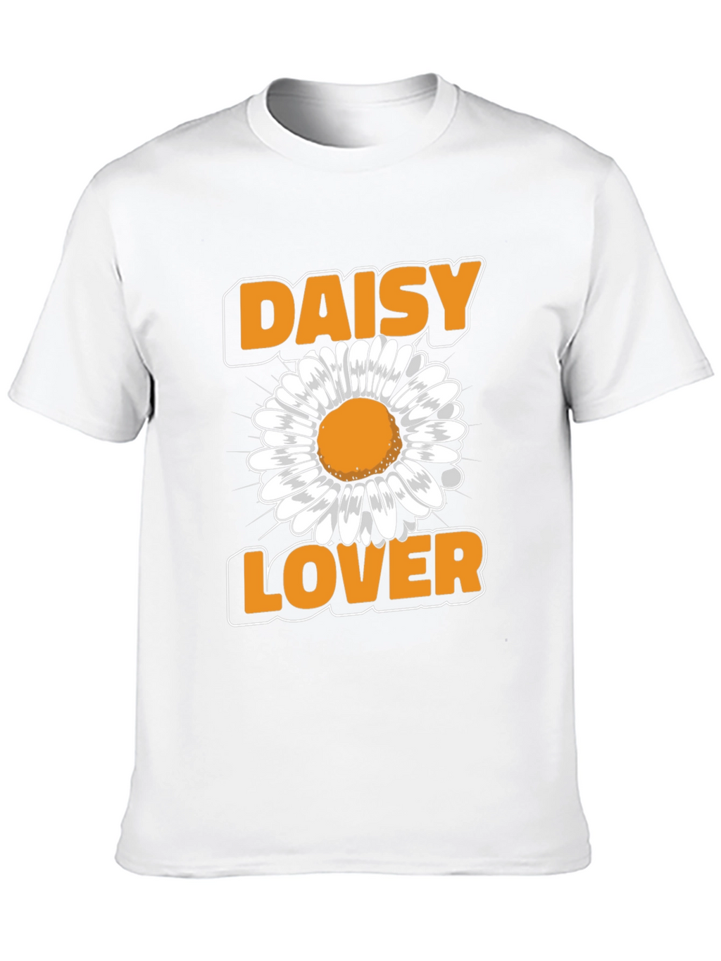 Camiseta Negra Amante de las Margaritas