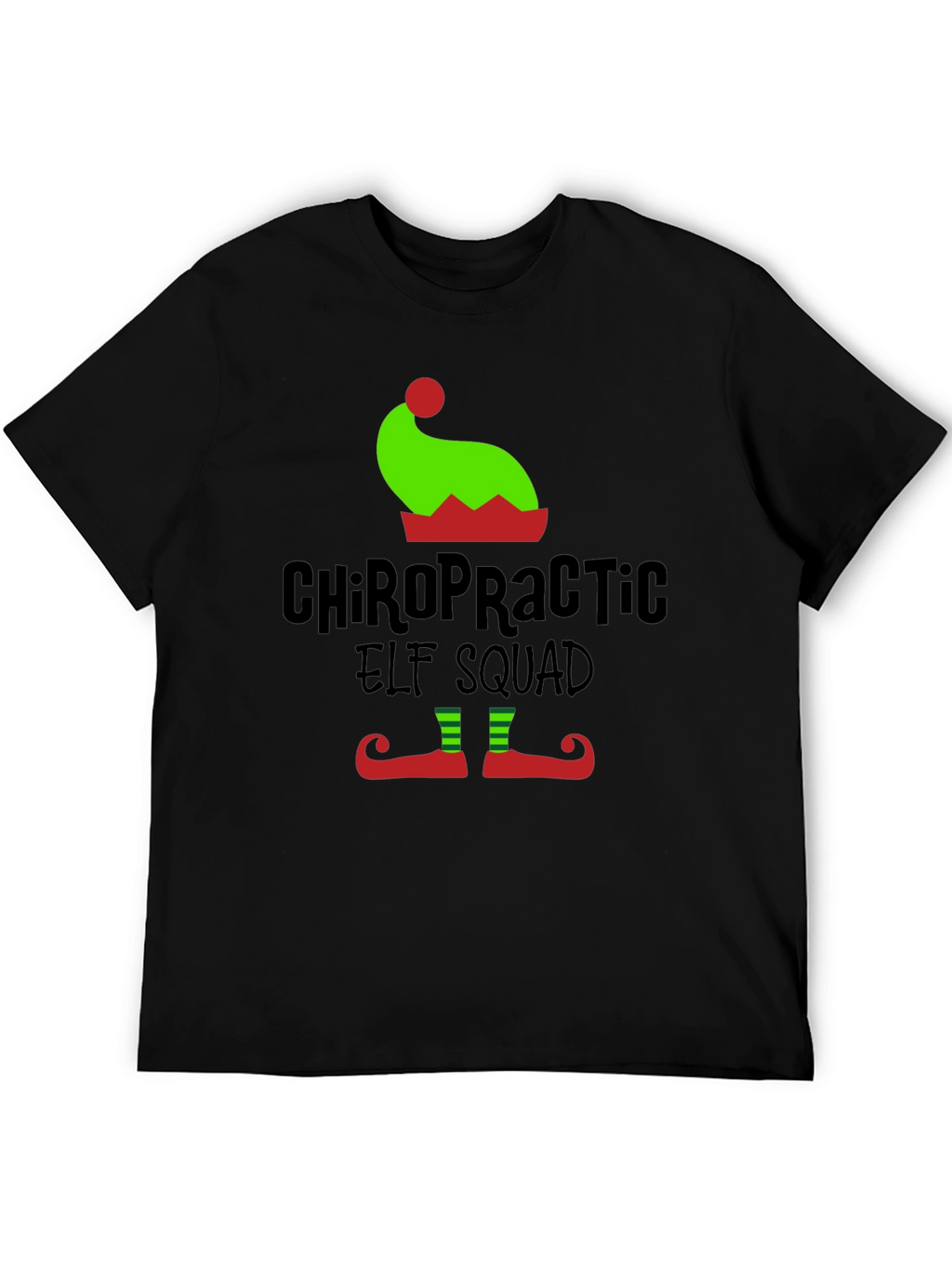 Camiseta Navideña Chiropractic Elf Squad