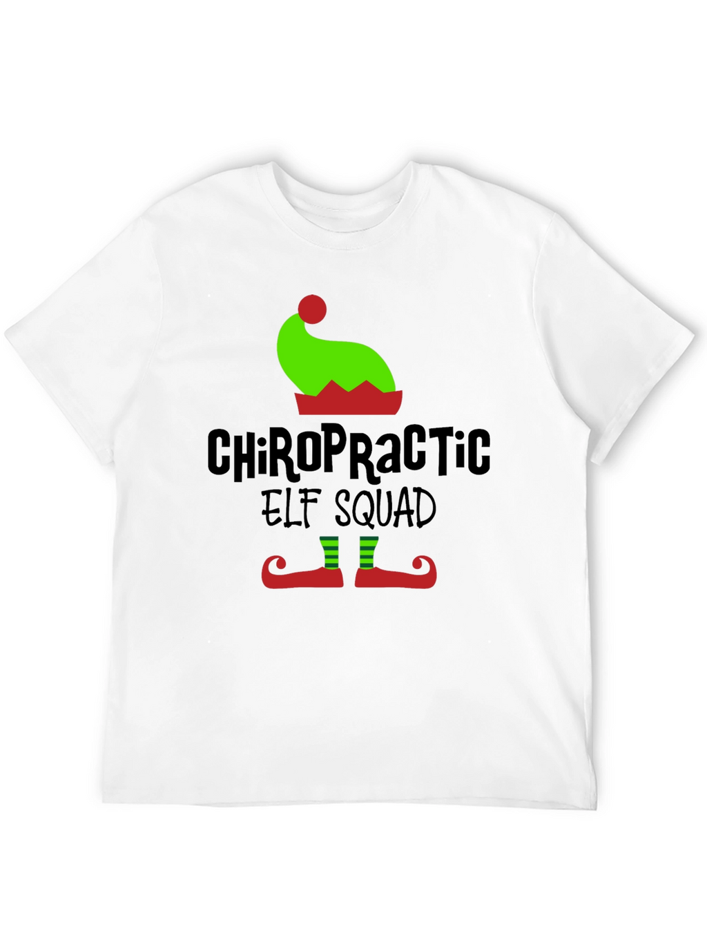 Camiseta Navideña Chiropractic Elf Squad
