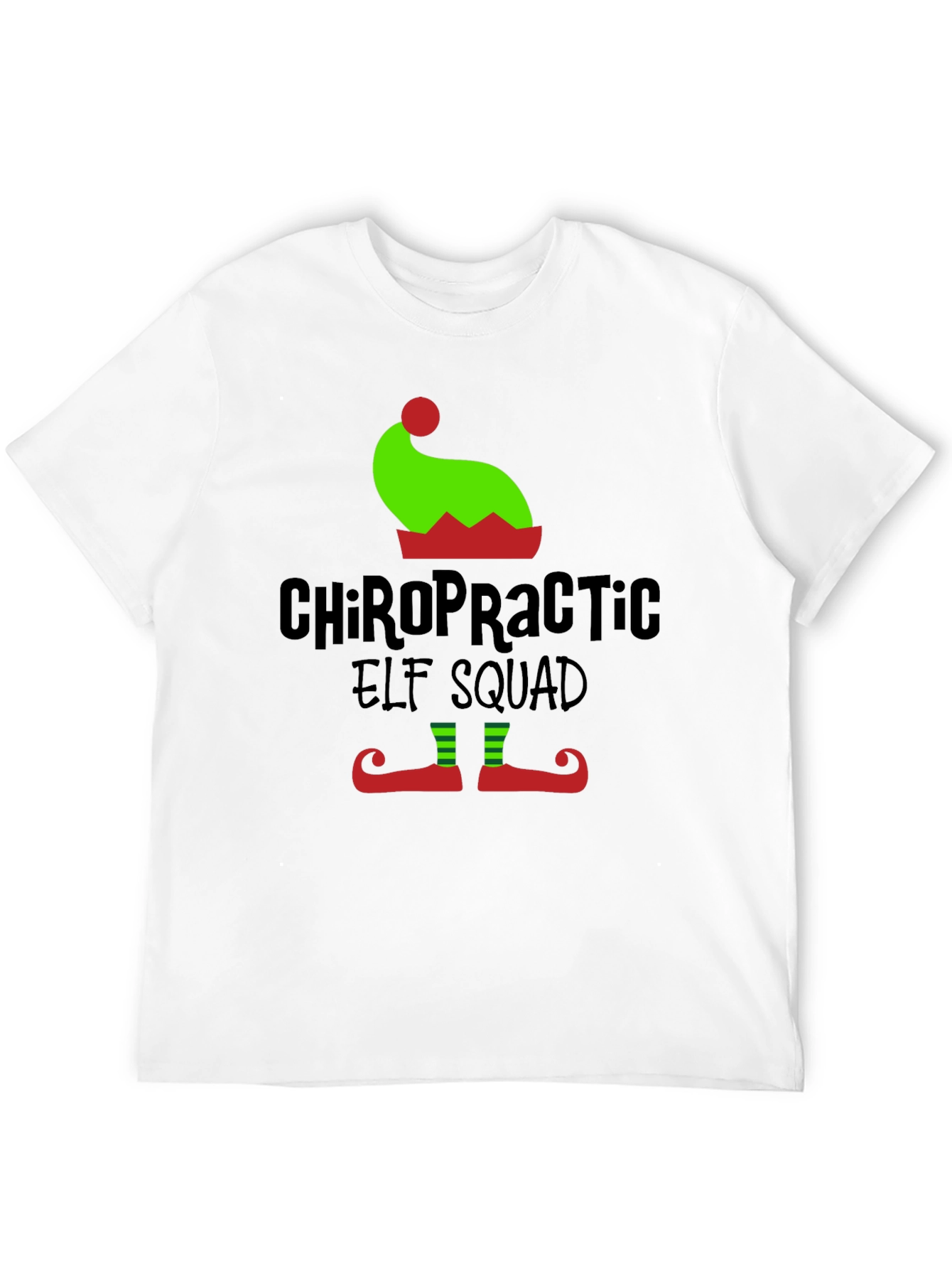 Camiseta Navideña Chiropractic Elf Squad
