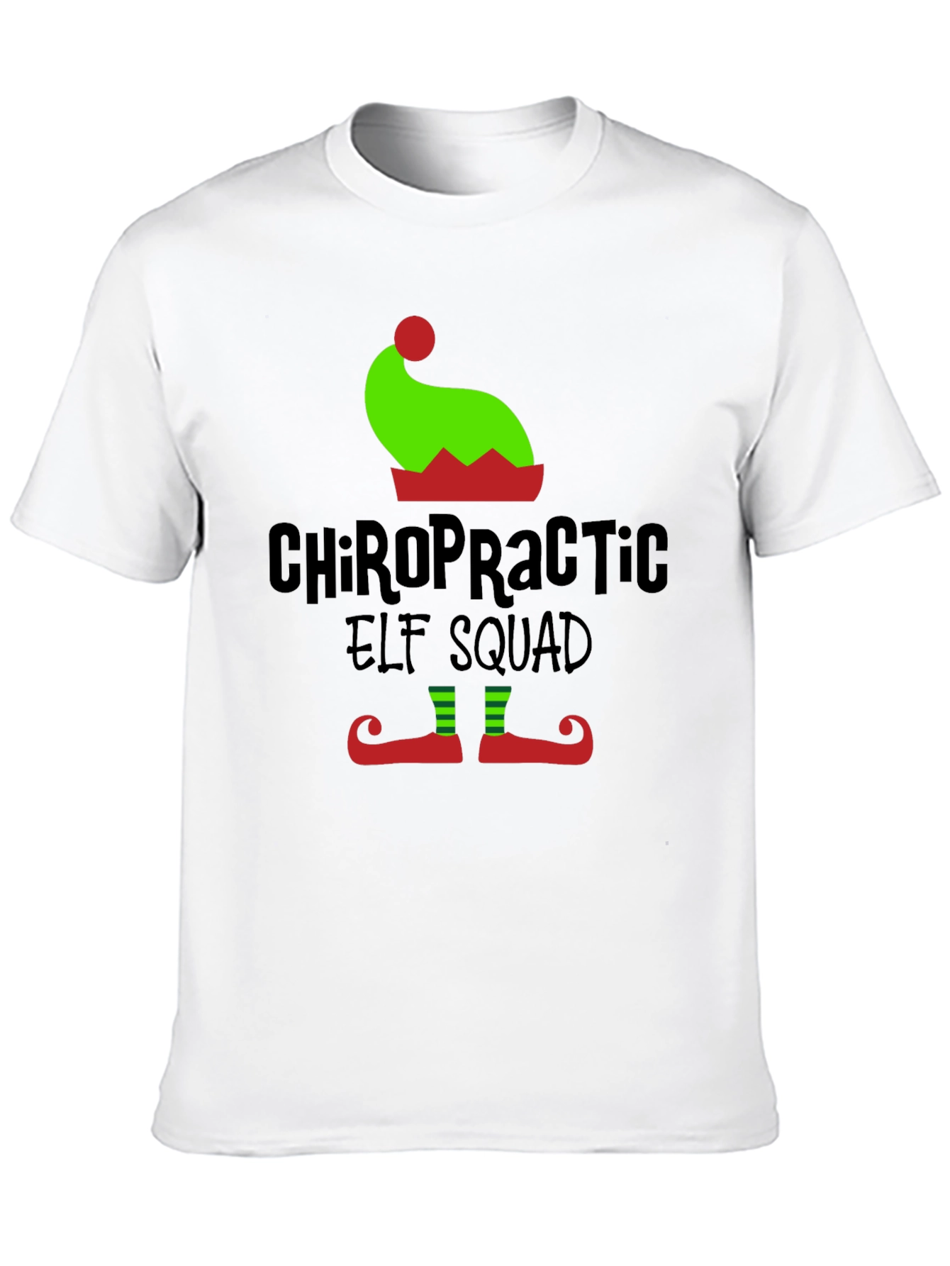 Camiseta Navideña Chiropractic Elf Squad
