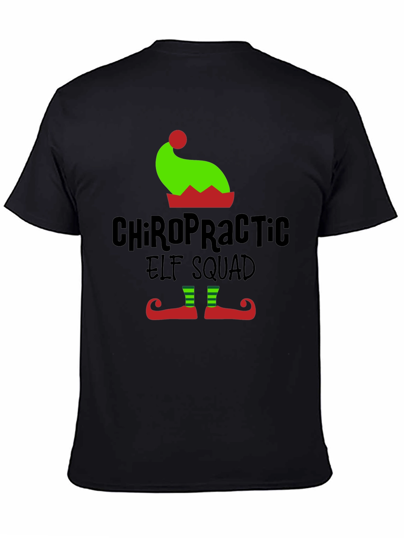 Camiseta Navideña Chiropractic Elf Squad
