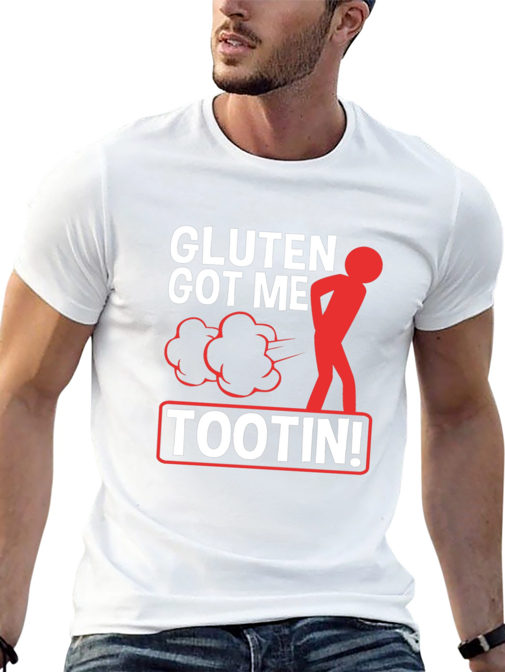 Camiseta Gluten Got Me Tootin!